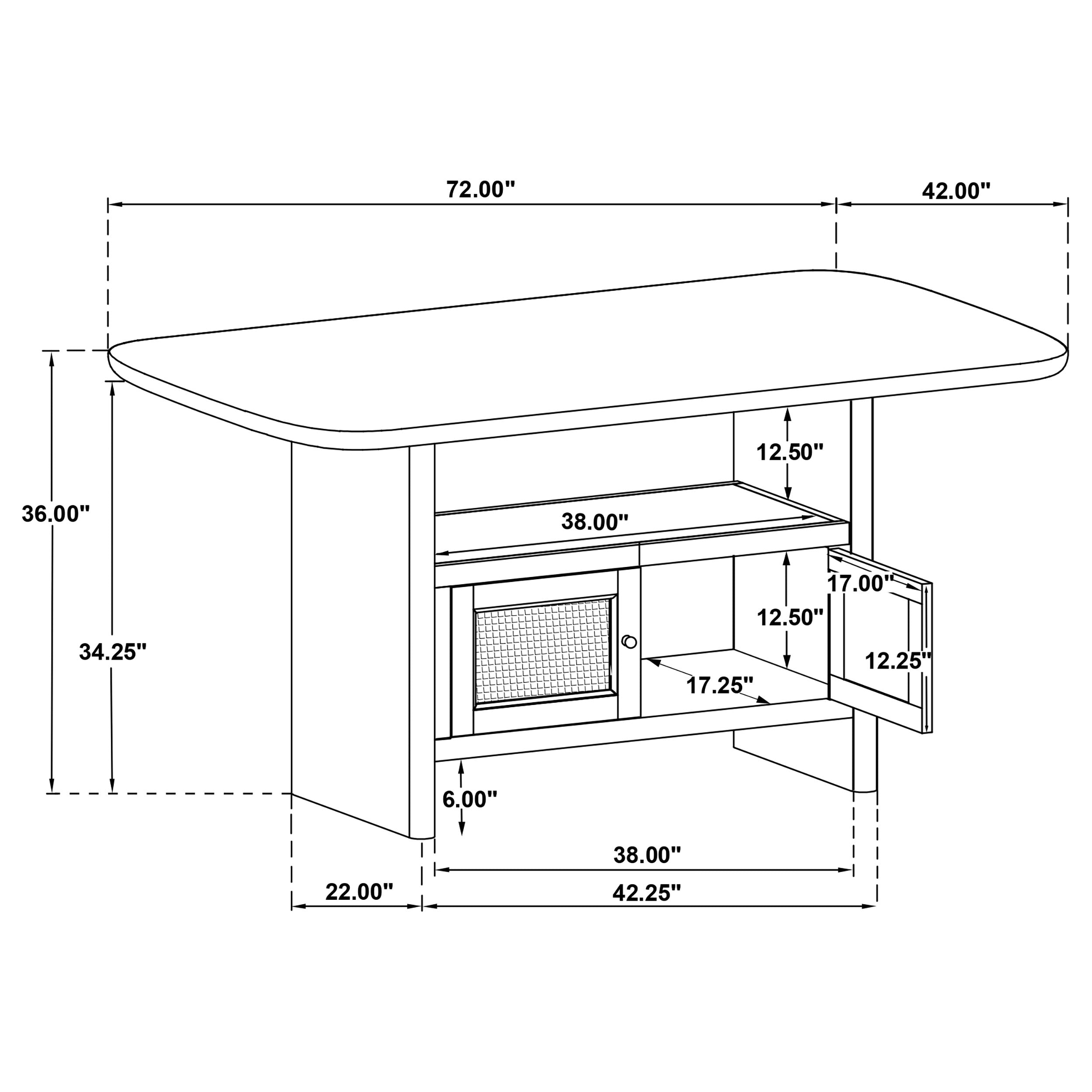 Kailani Counter Height Dining Table - Luxury Home Furniture (MI)