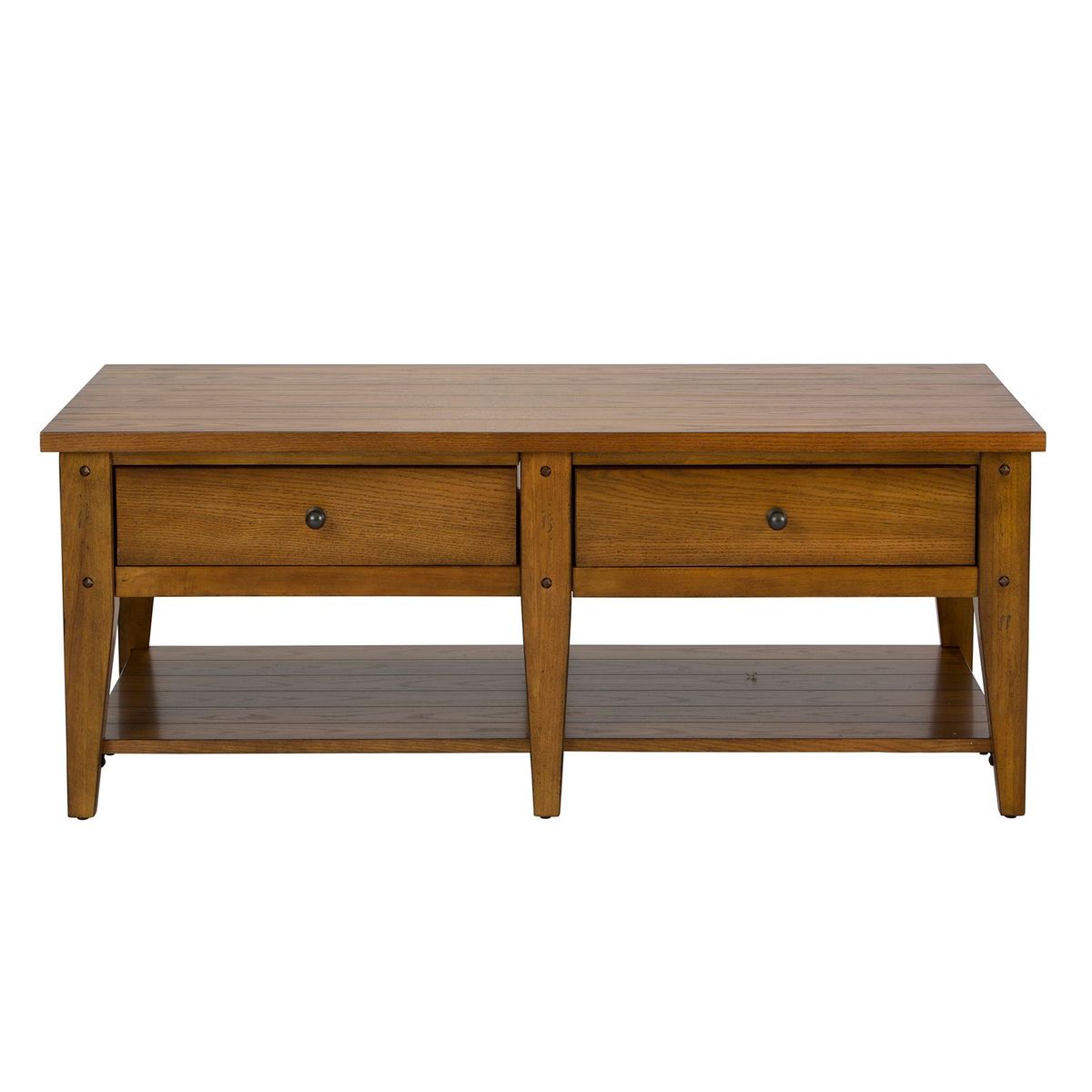 Liberty Furniture Lake House Cocktail Table in Oak image