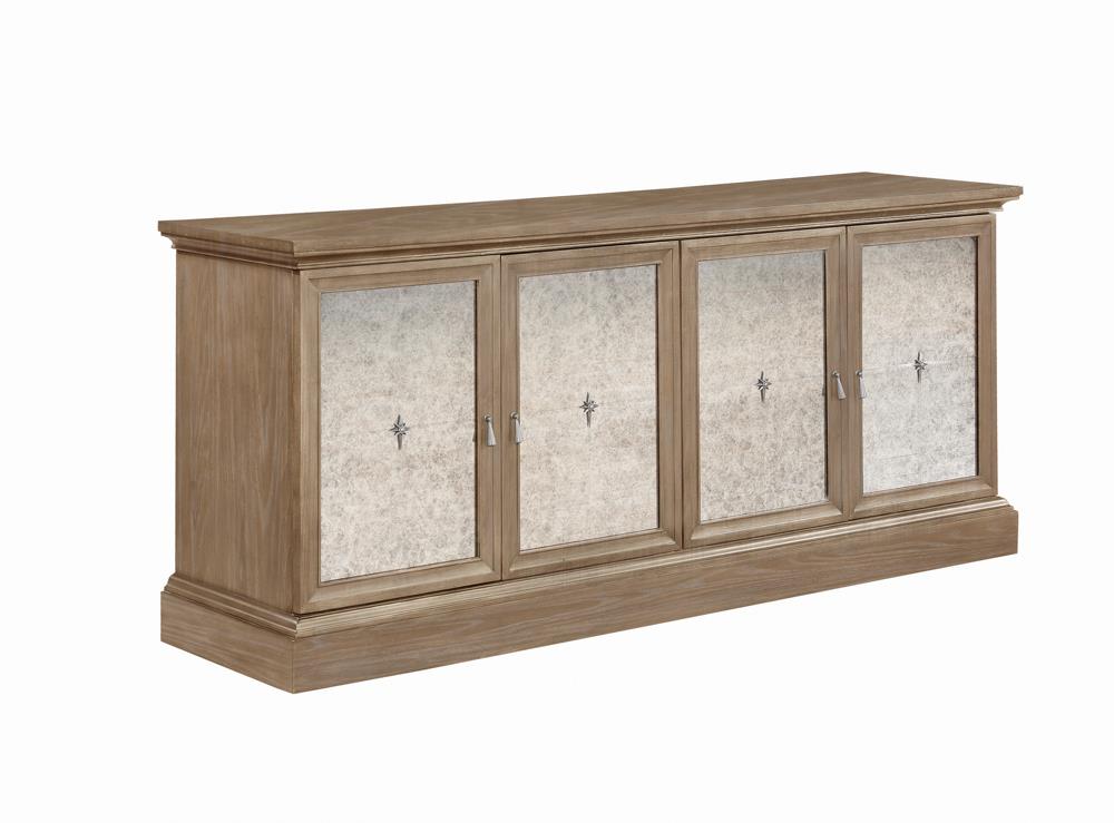 Brockway 4-door Server Barley Brown - Luxury Home Furniture (MI)