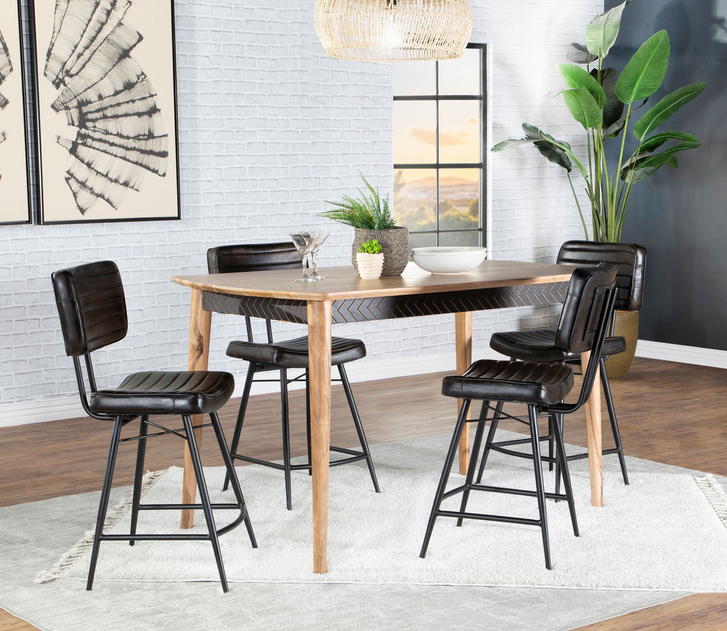 Partridge Counter Height Dining Sets - Luxury Home Furniture (MI)