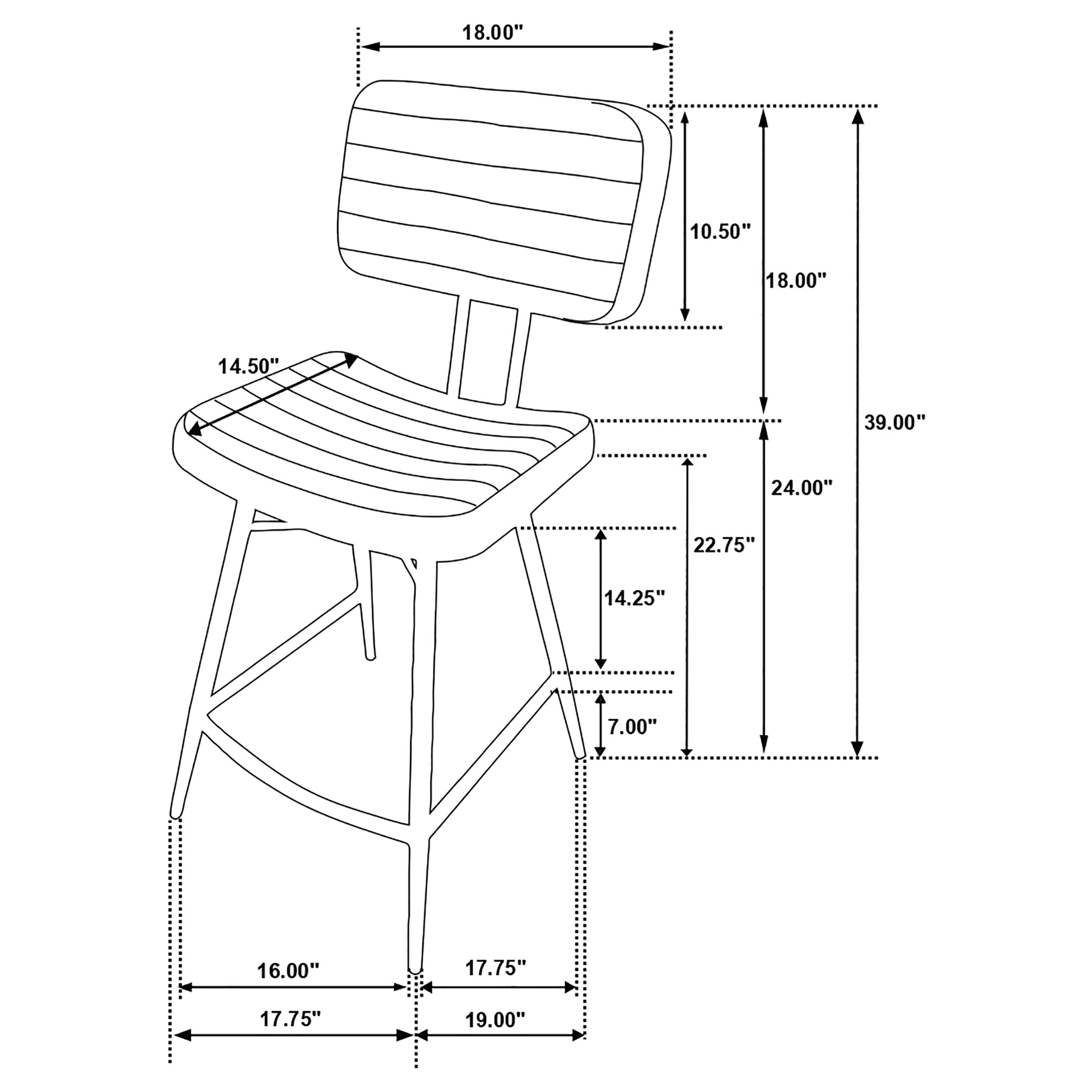Partridge Counter Chair - Luxury Home Furniture (MI)