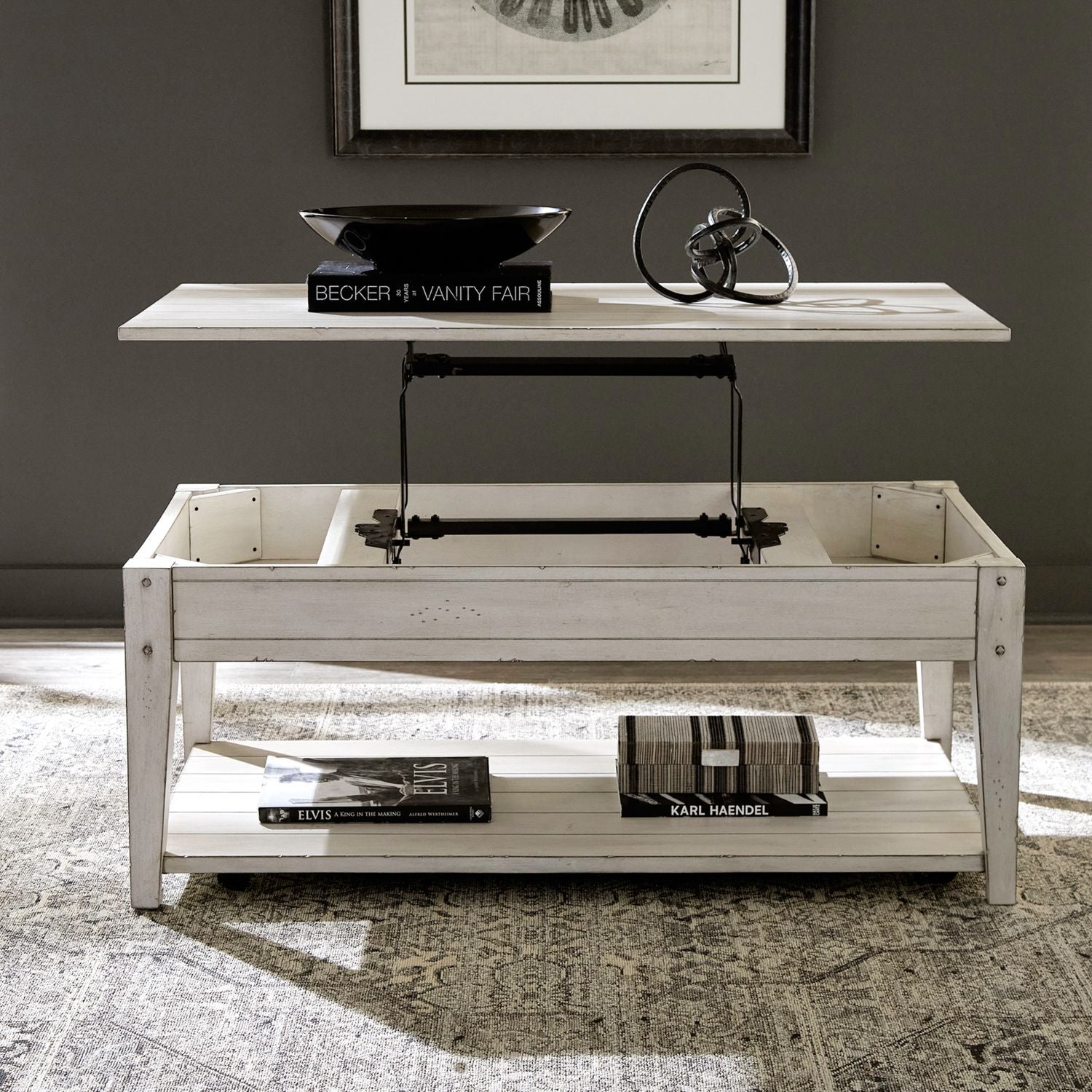 Lake House Lift Top Cocktail Table