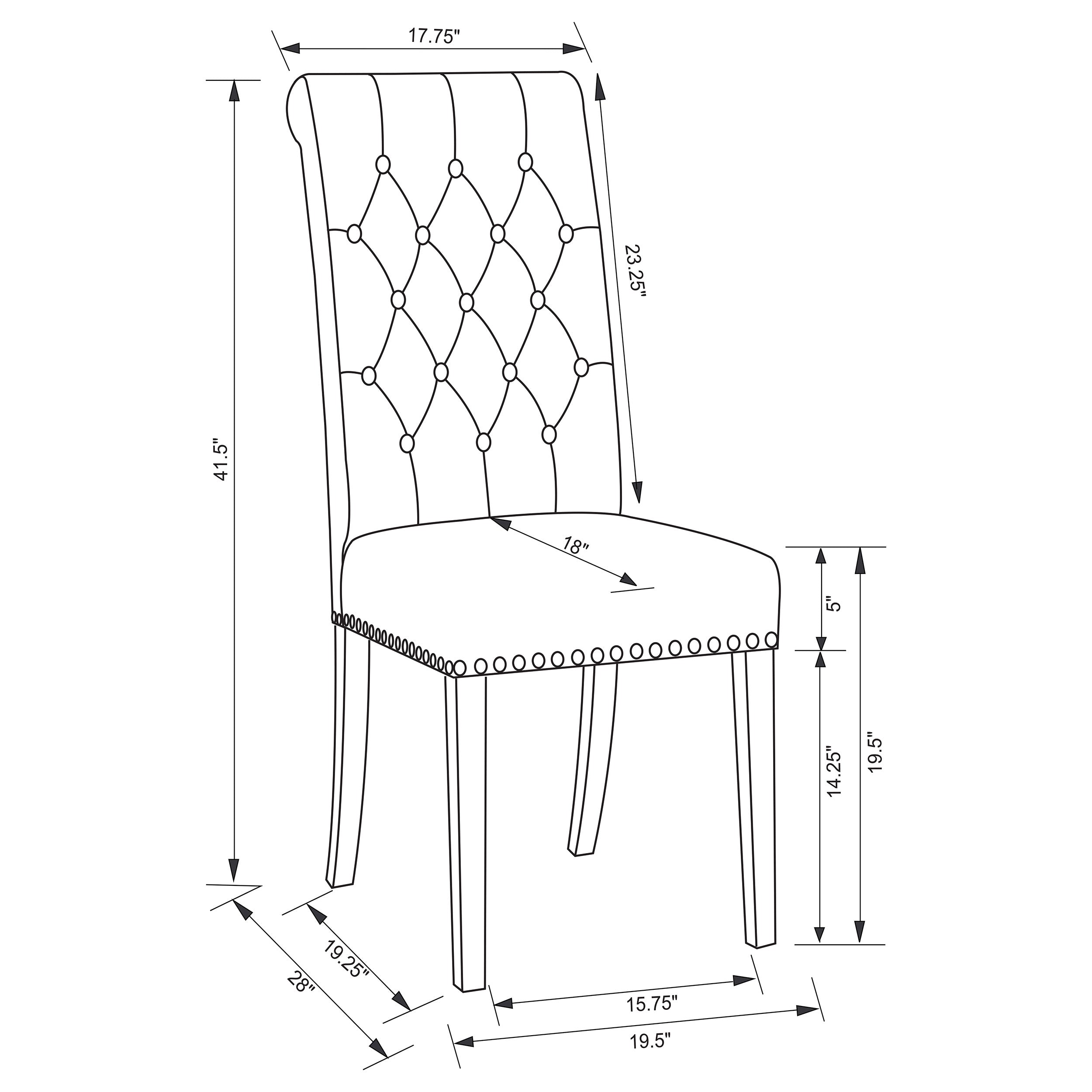 Alana Dining Side Chair - Luxury Home Furniture (MI)
