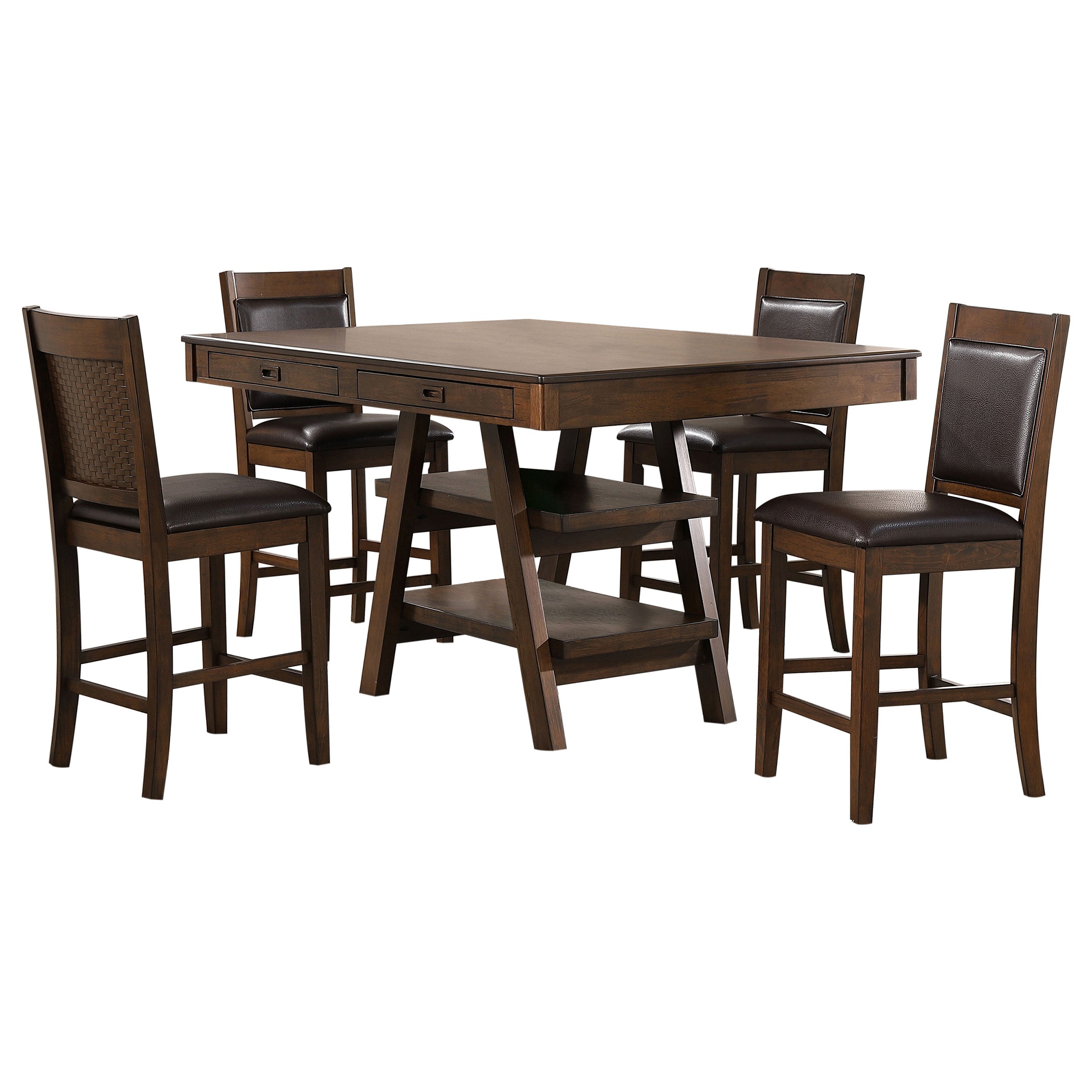 Dewey 5 Pc Counter Height Dining Sets - Luxury Home Furniture (MI)