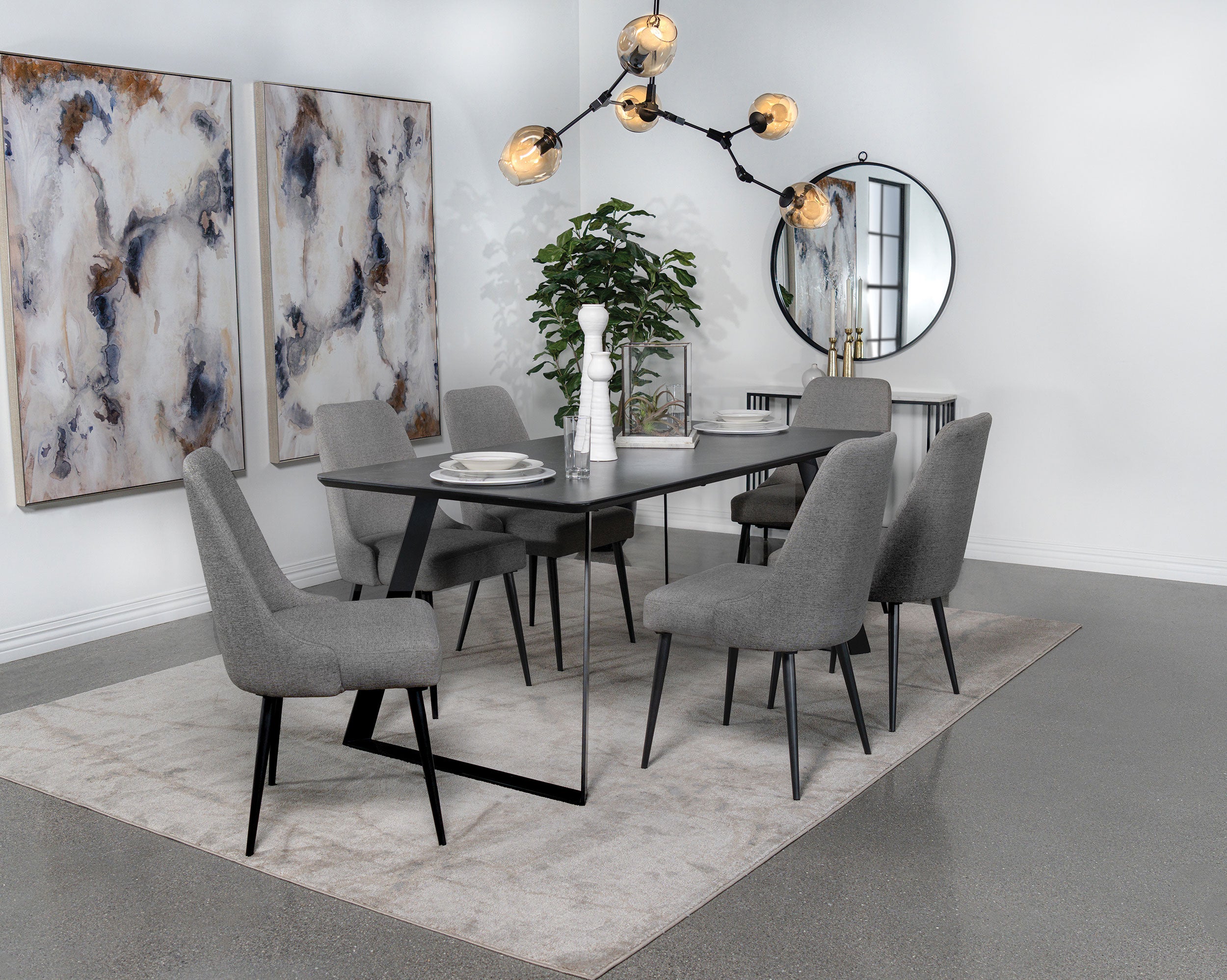 Smith 7 Pc Dining Set - Luxury Home Furniture (MI)