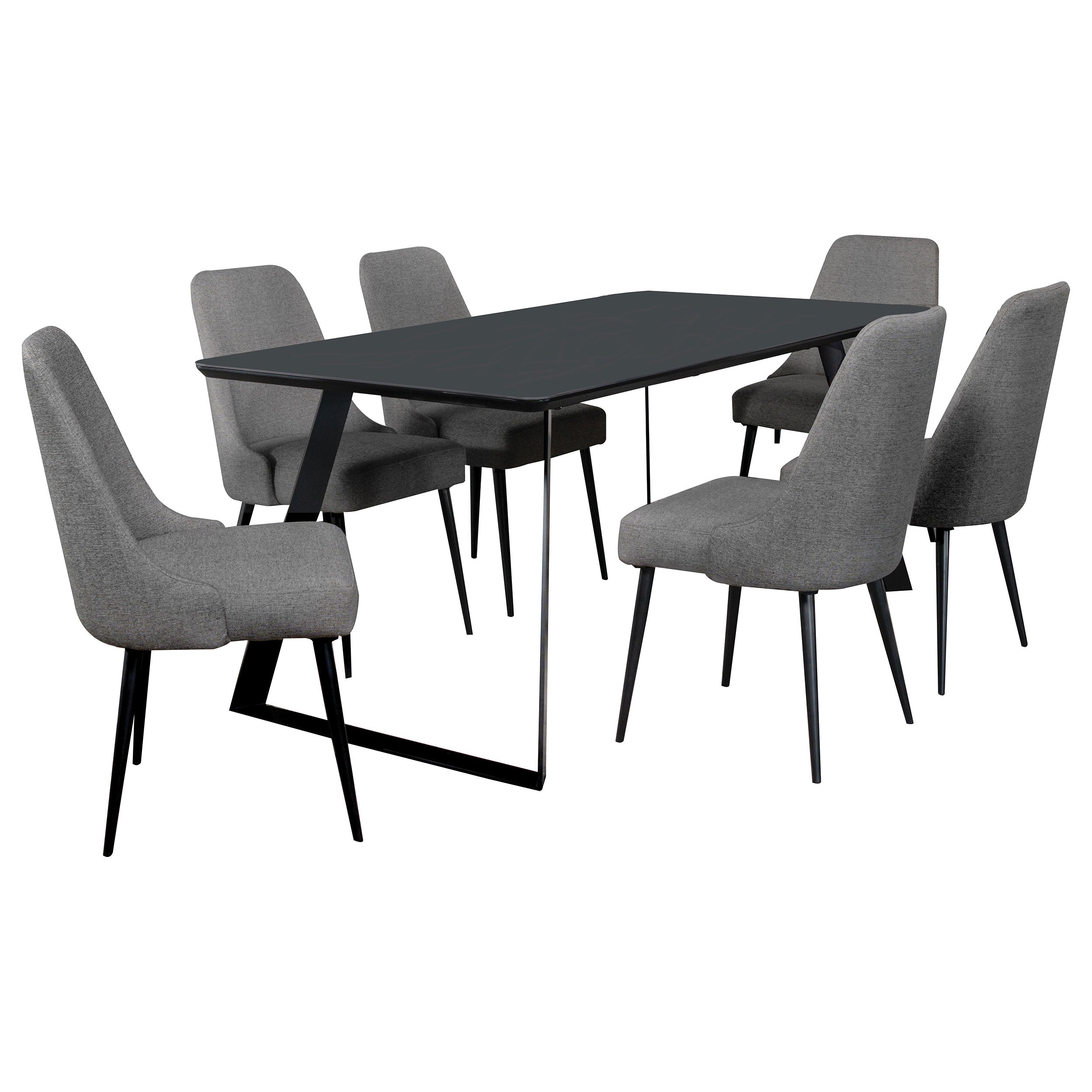 Smith 7 Pc Dining Set - Luxury Home Furniture (MI)