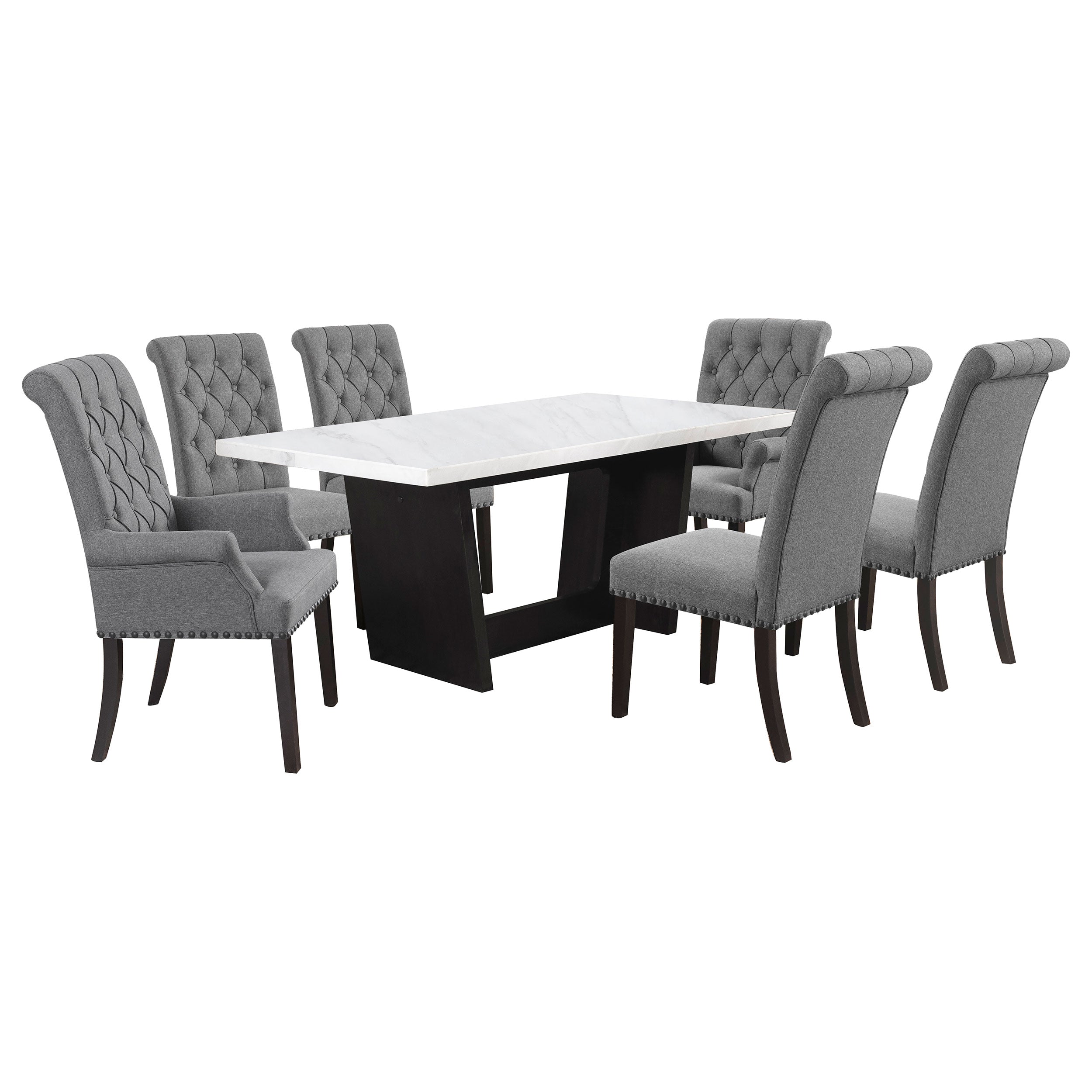 Sherry 7 Pc Dining Set - Luxury Home Furniture (MI)