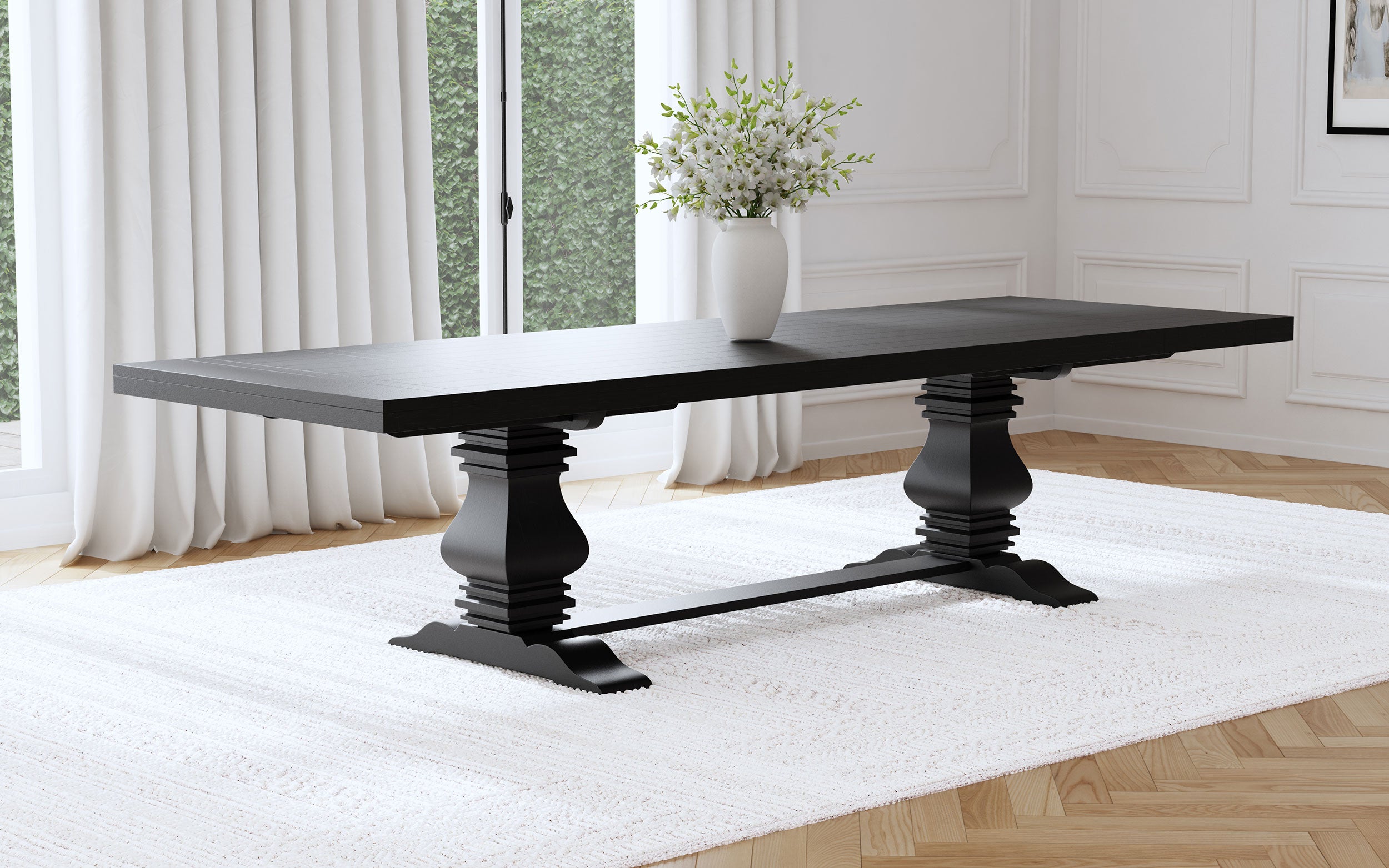Florence Extension Dining Table - Luxury Home Furniture (MI)