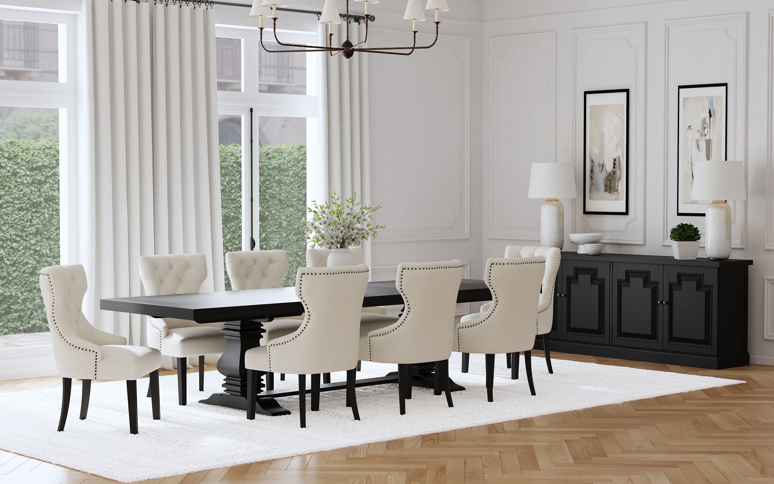 Florence Extension Dining Table - Luxury Home Furniture (MI)