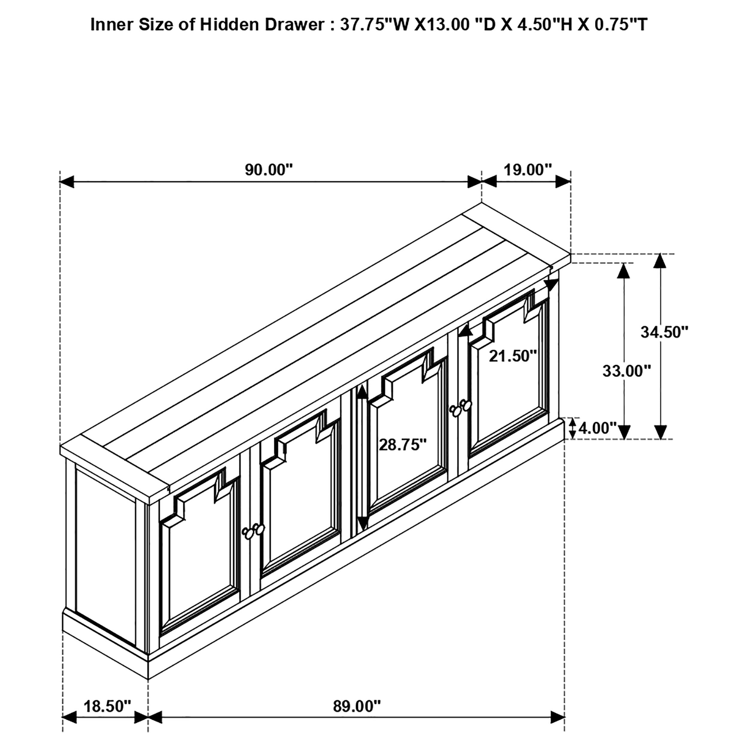 Florence Sideboard - Luxury Home Furniture (MI)
