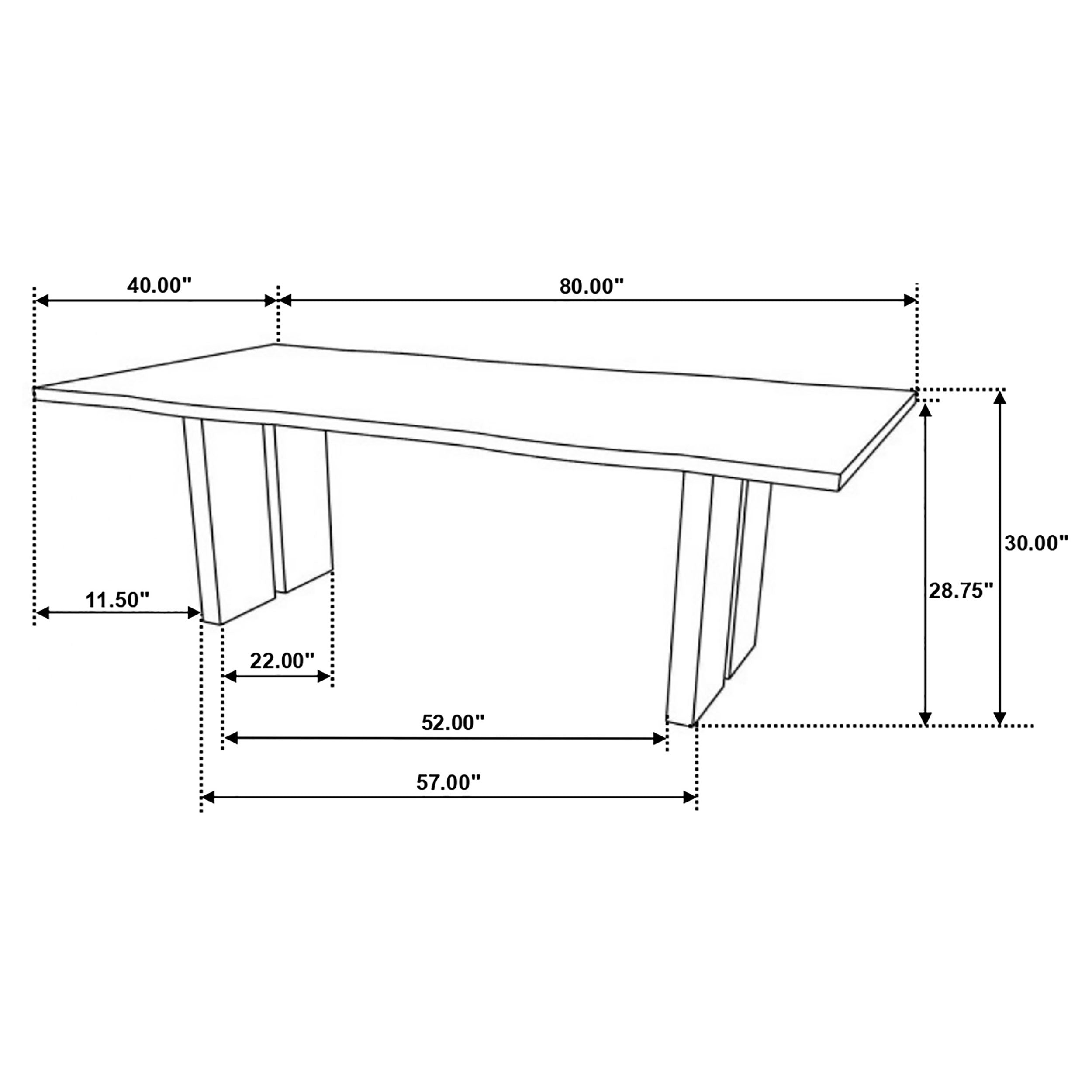 Bradshaw Dining Table - Luxury Home Furniture (MI)