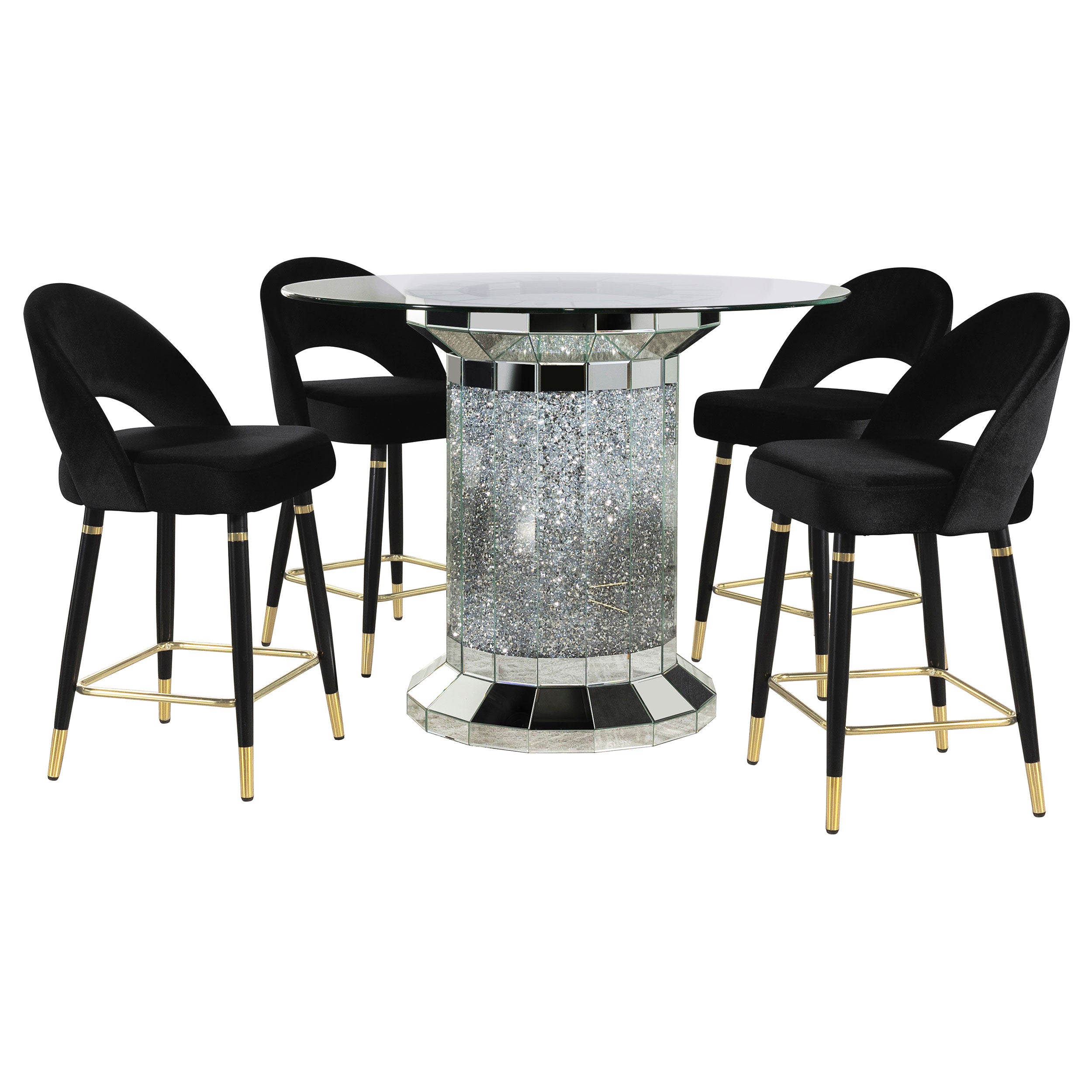 Ellie 5 Pc Counter Height Dining Sets - Luxury Home Furniture (MI)