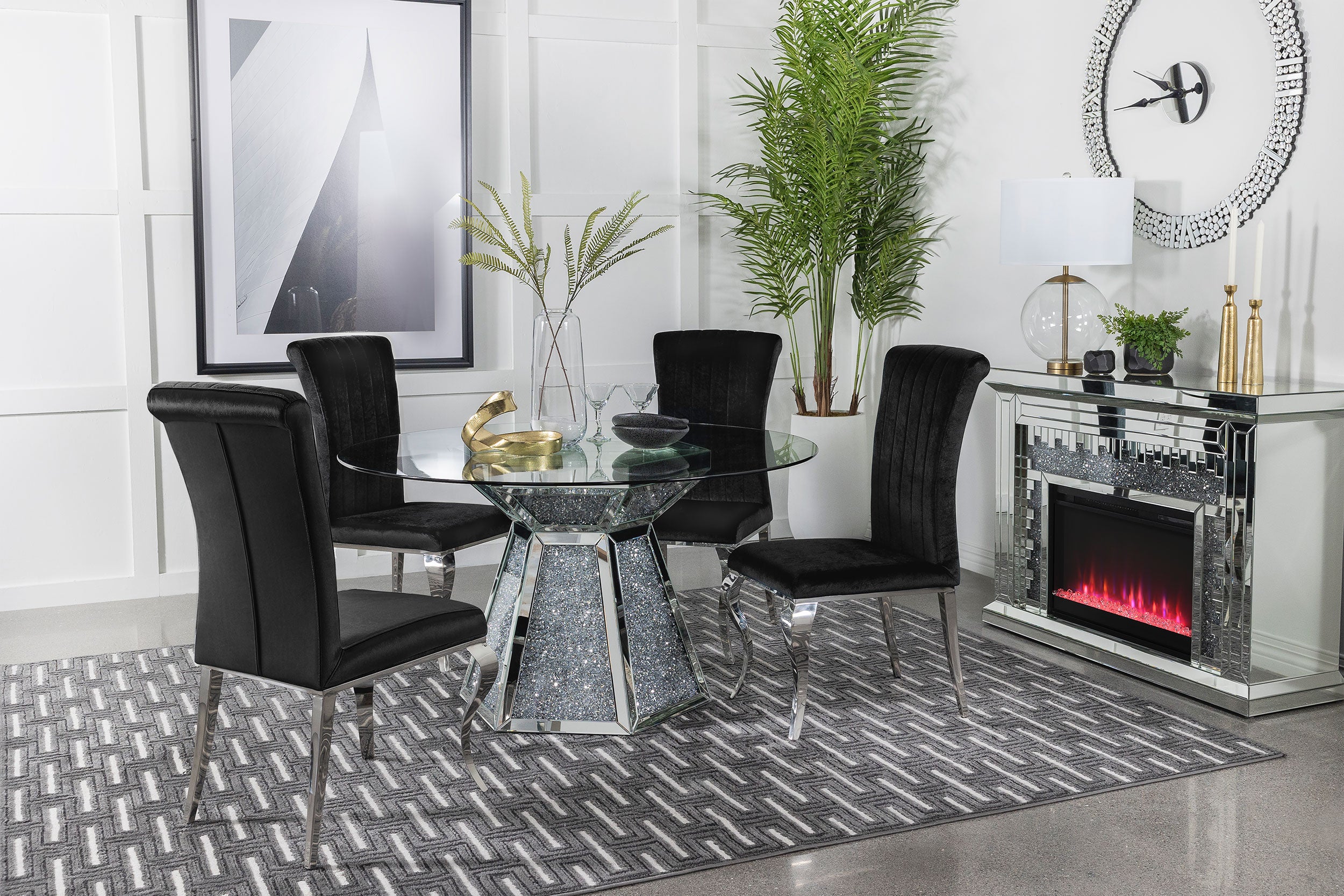 Quinn 5 Pc Dining Set - Luxury Home Furniture (MI)