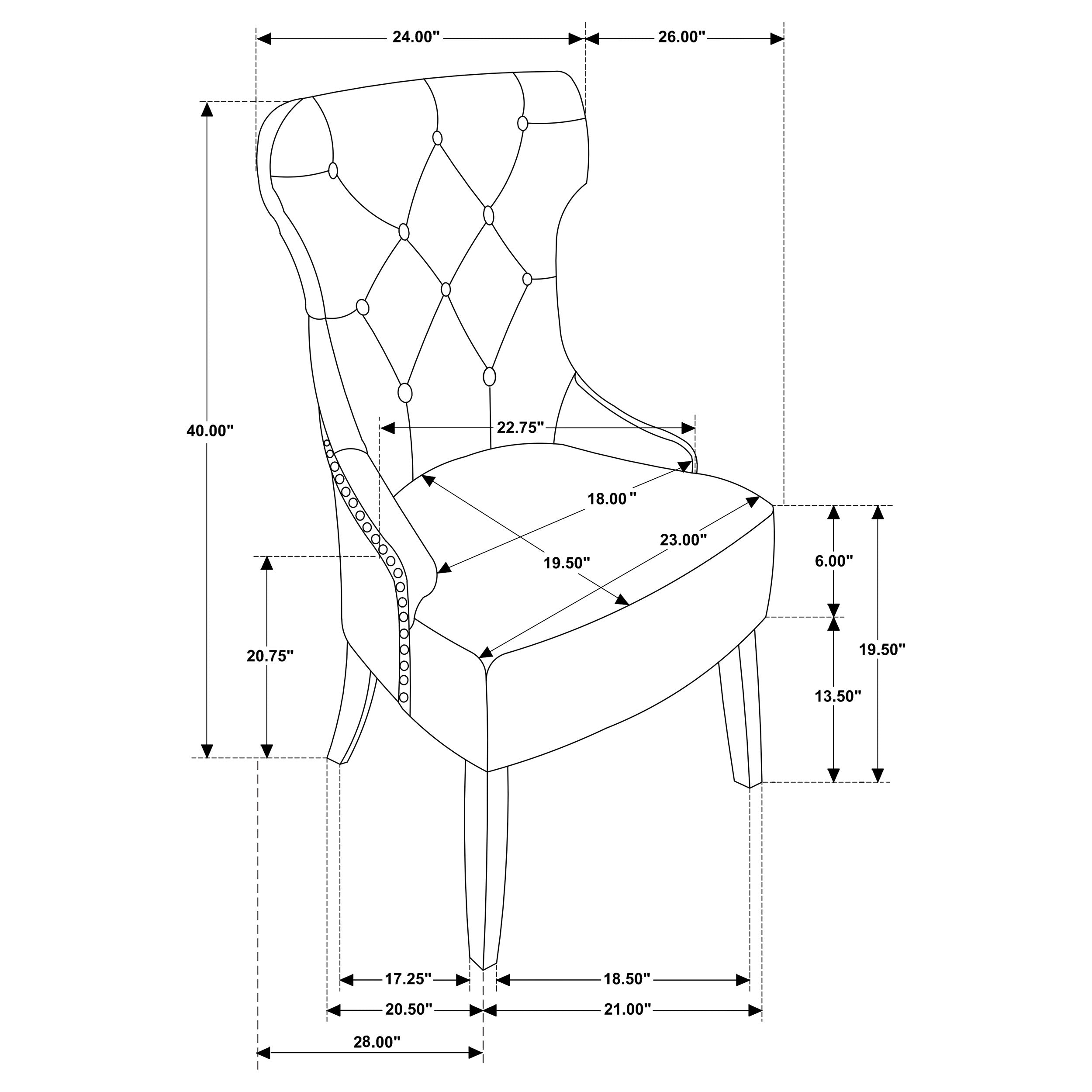 Baney Side Chair - Luxury Home Furniture (MI)
