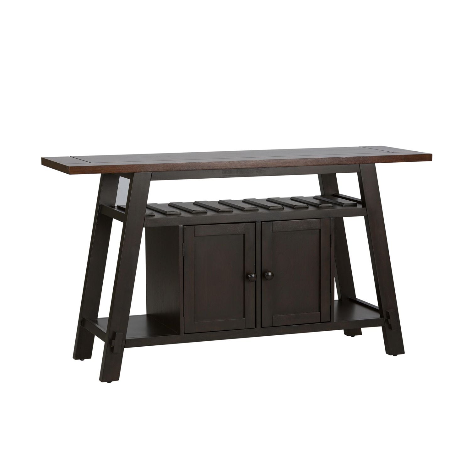 Lawson Server in Light/Dark Expresso - Luxury Home Furniture (MI)