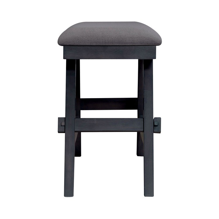 Liberty Furniture Lawson Counter Bench in Weathered Gray - Luxury Home Furniture (MI)