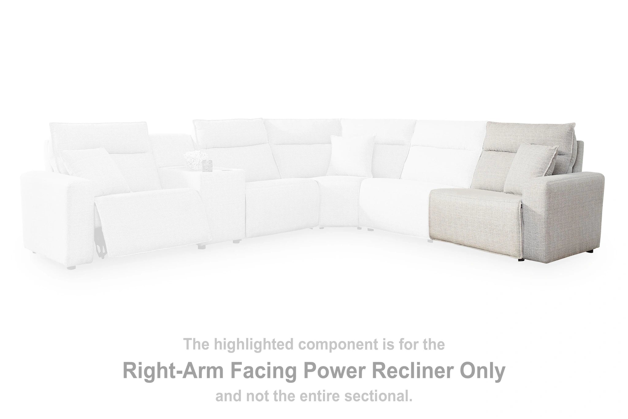 Modmax II Reclining Sectional with Chaise and Audio Console