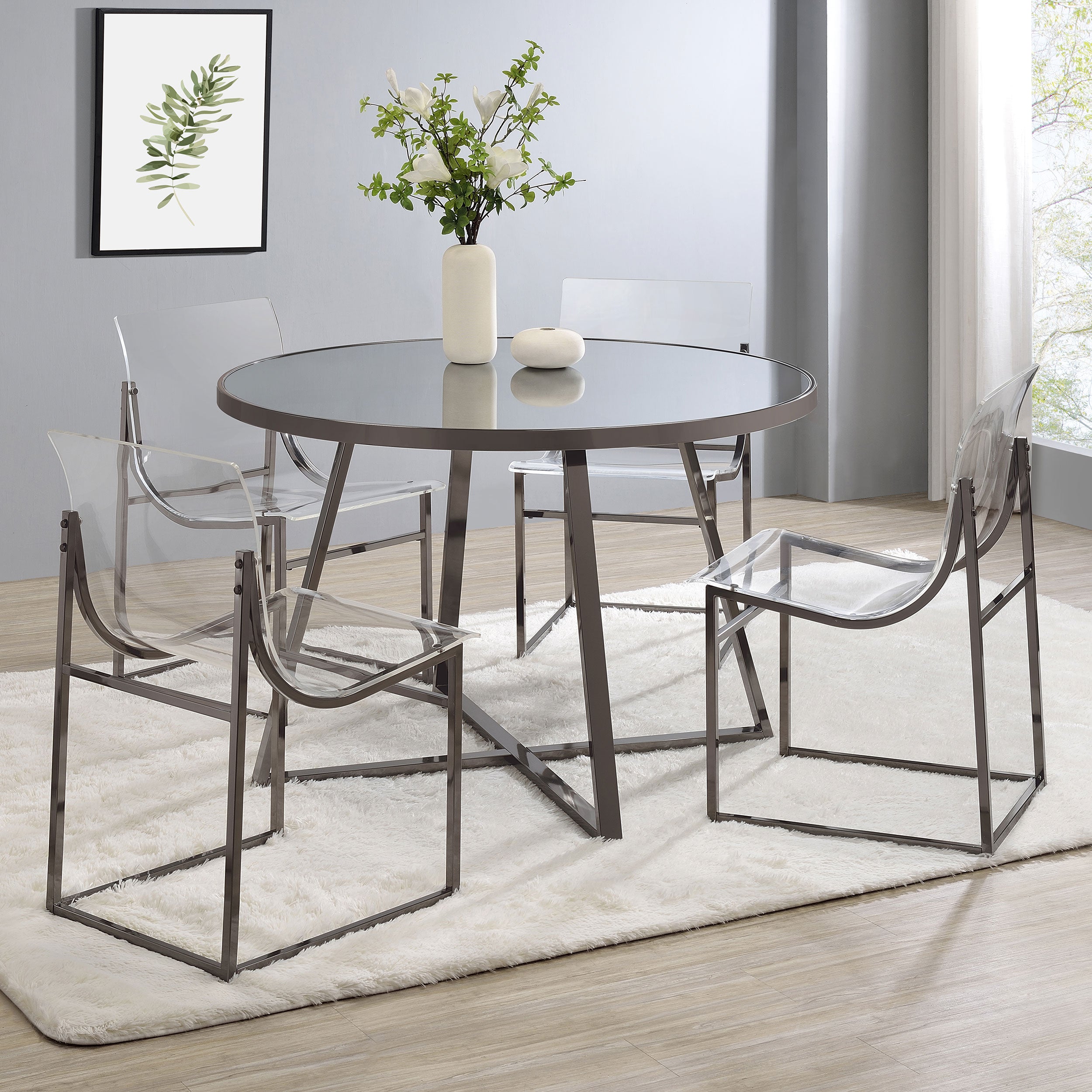 Jillian 5 Pc Dining Set - Luxury Home Furniture (MI)
