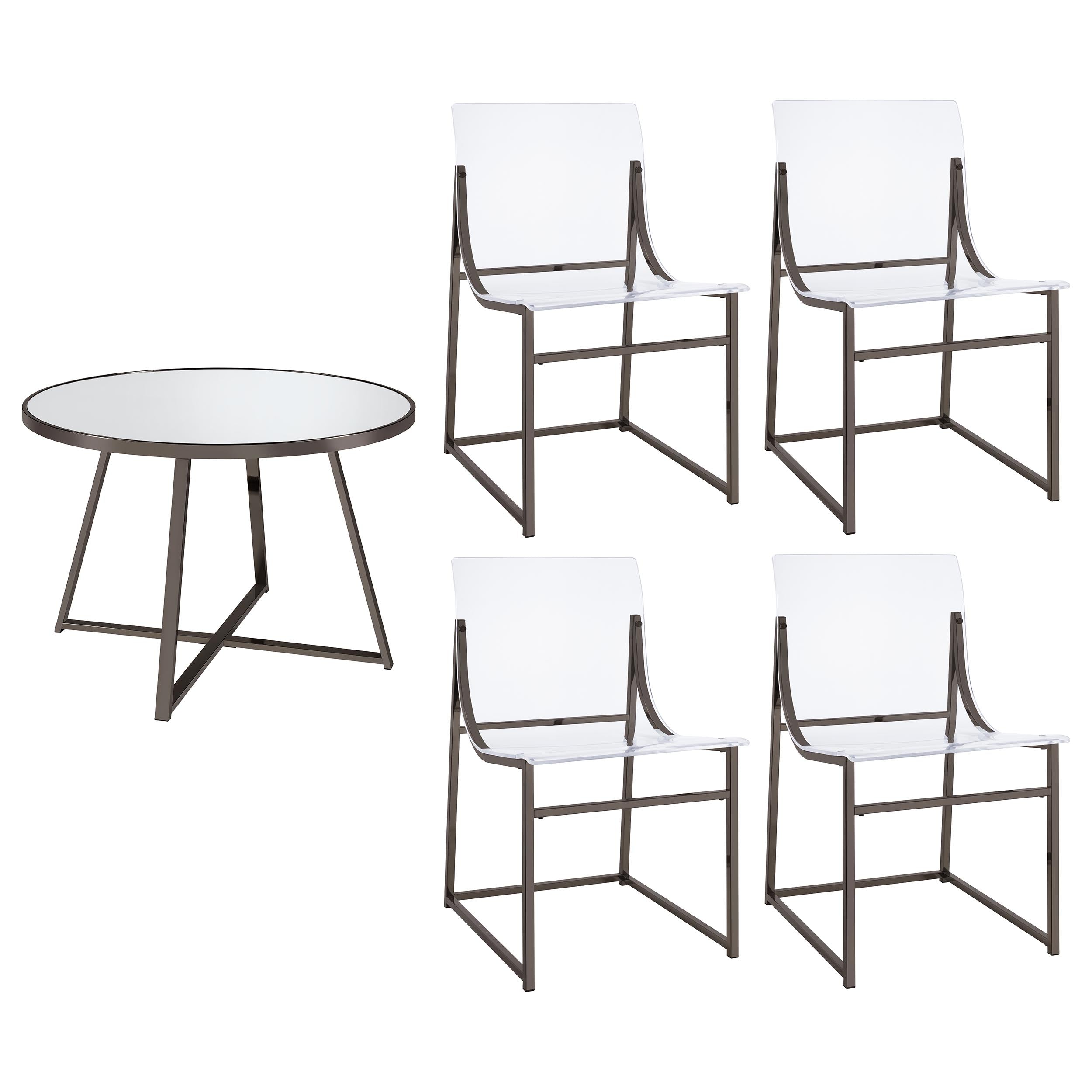 Jillian 5 Pc Dining Set - Luxury Home Furniture (MI)