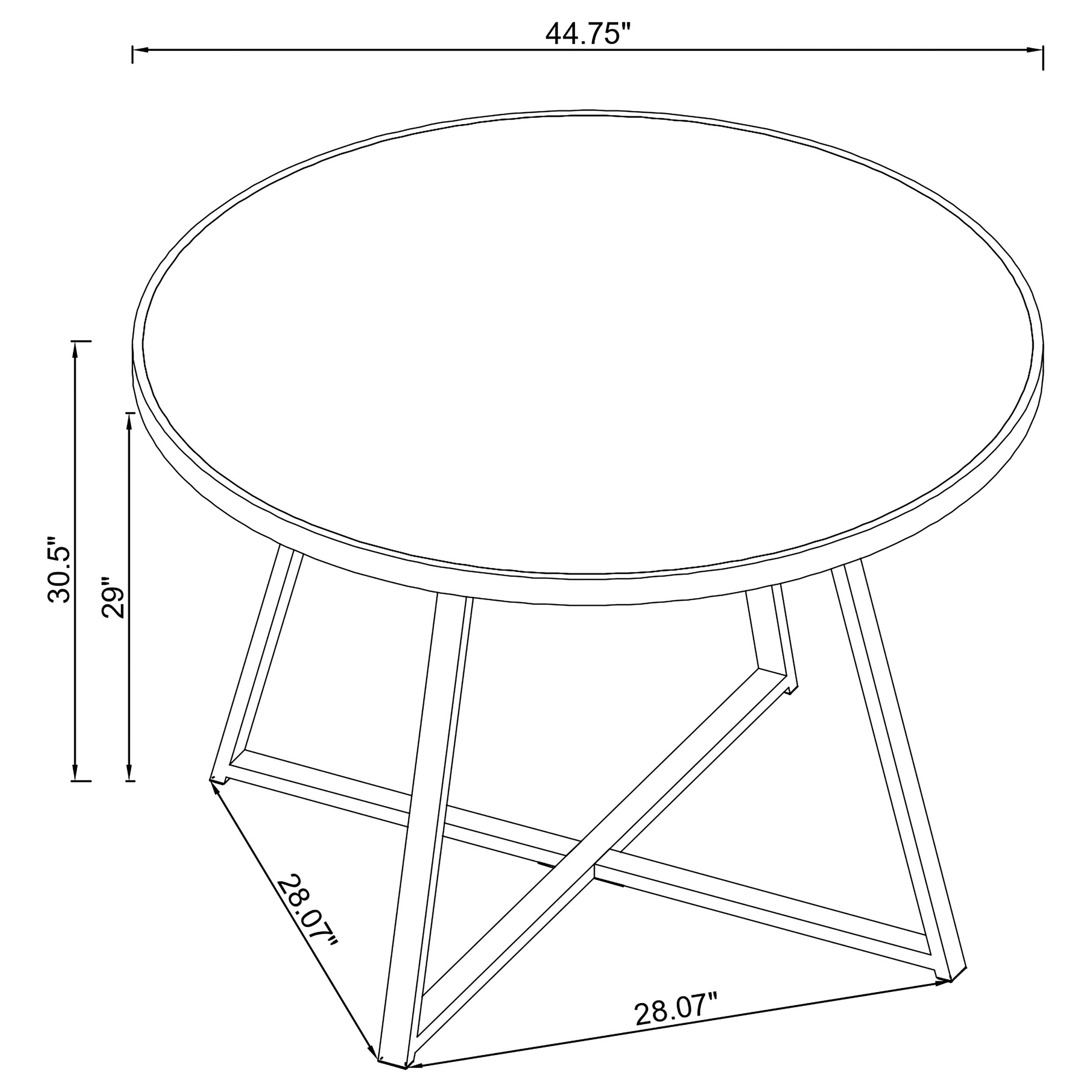 Jillian 5 Pc Dining Set - Luxury Home Furniture (MI)