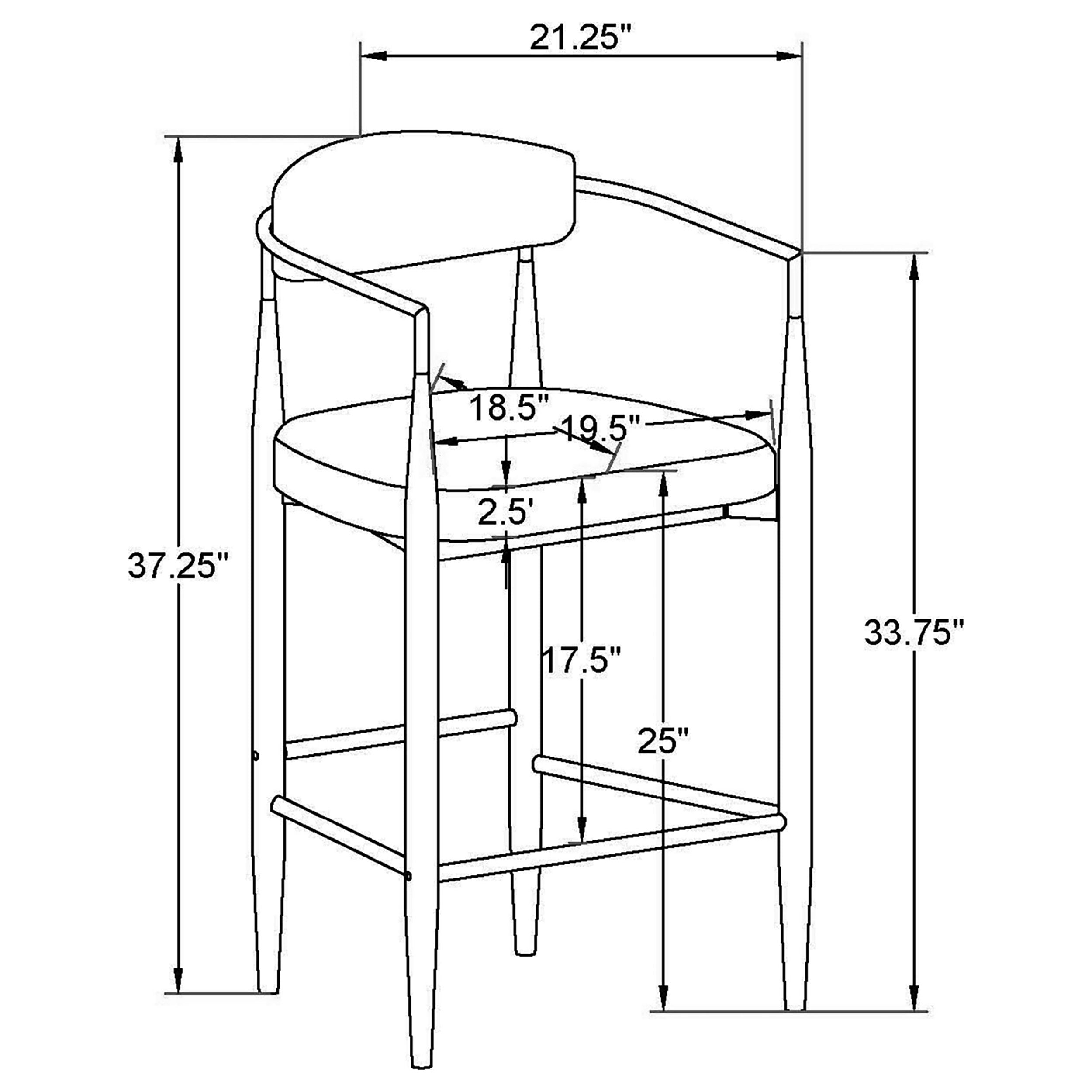 Tina Counter Stool - Luxury Home Furniture (MI)