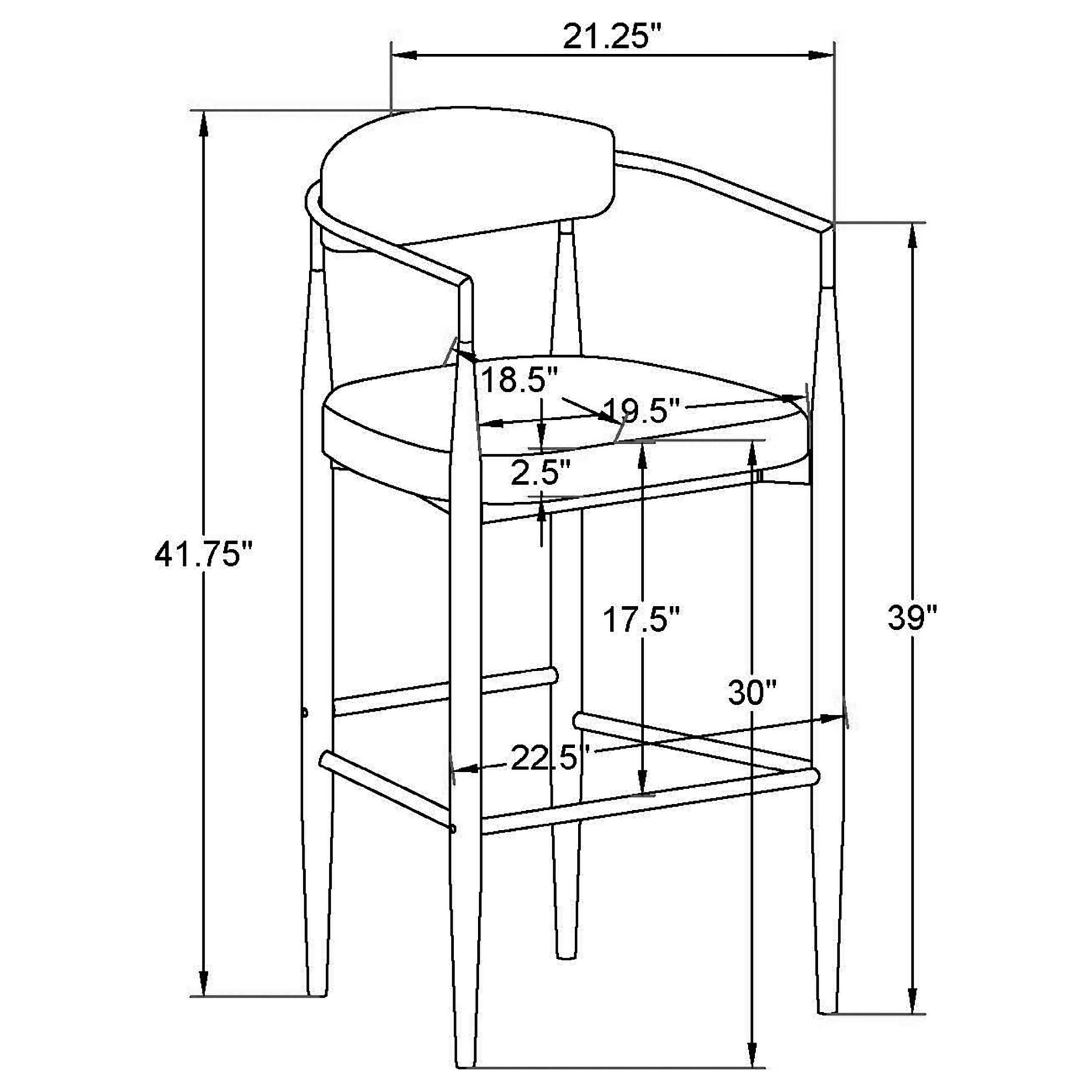 Tina Bar Stool - Luxury Home Furniture (MI)