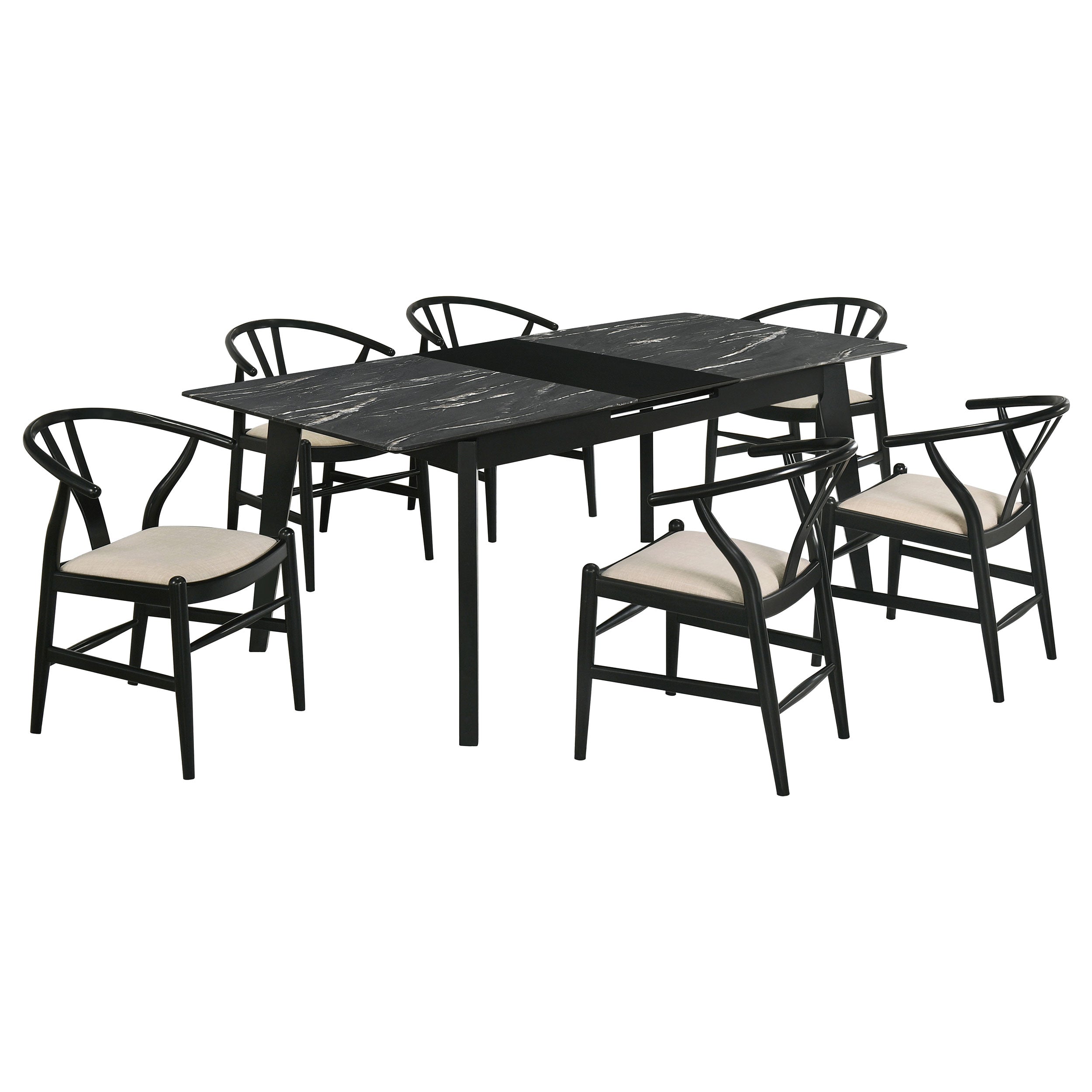 Crestmont 7 Pc Dining Set - Luxury Home Furniture (MI)