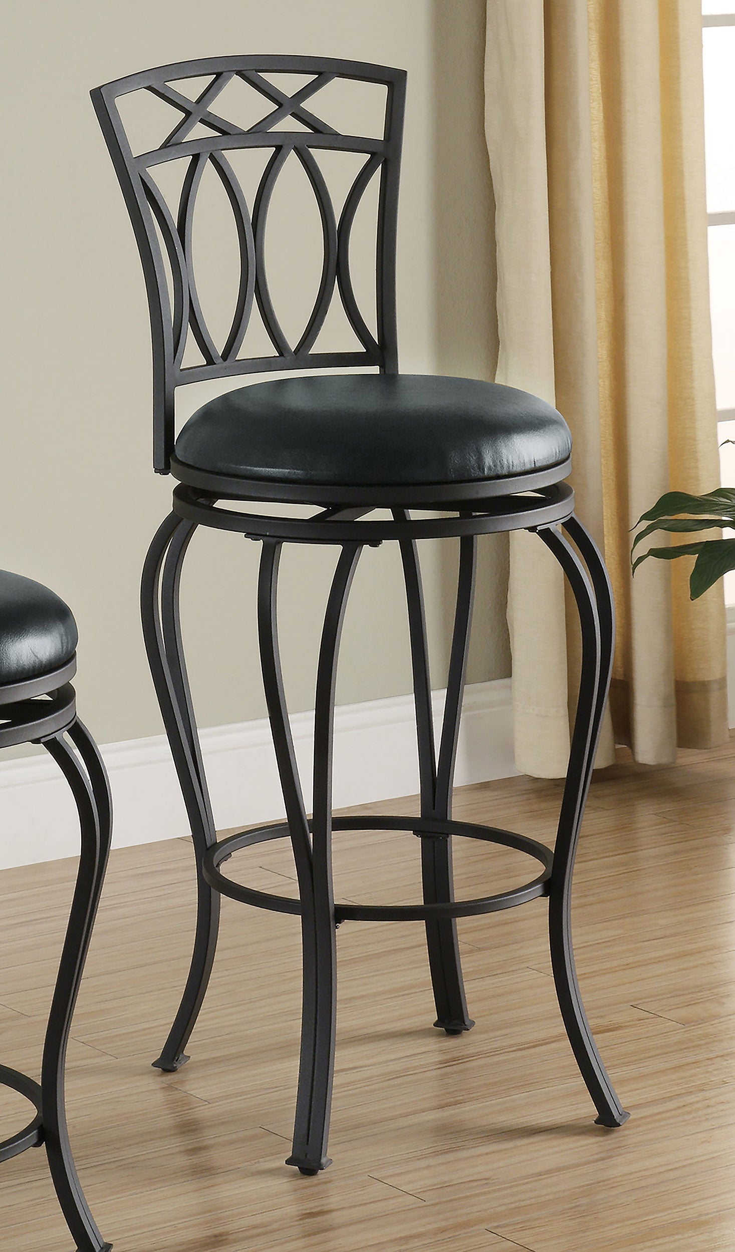 Adamsville Swivel Bar Chair - Luxury Home Furniture (MI)