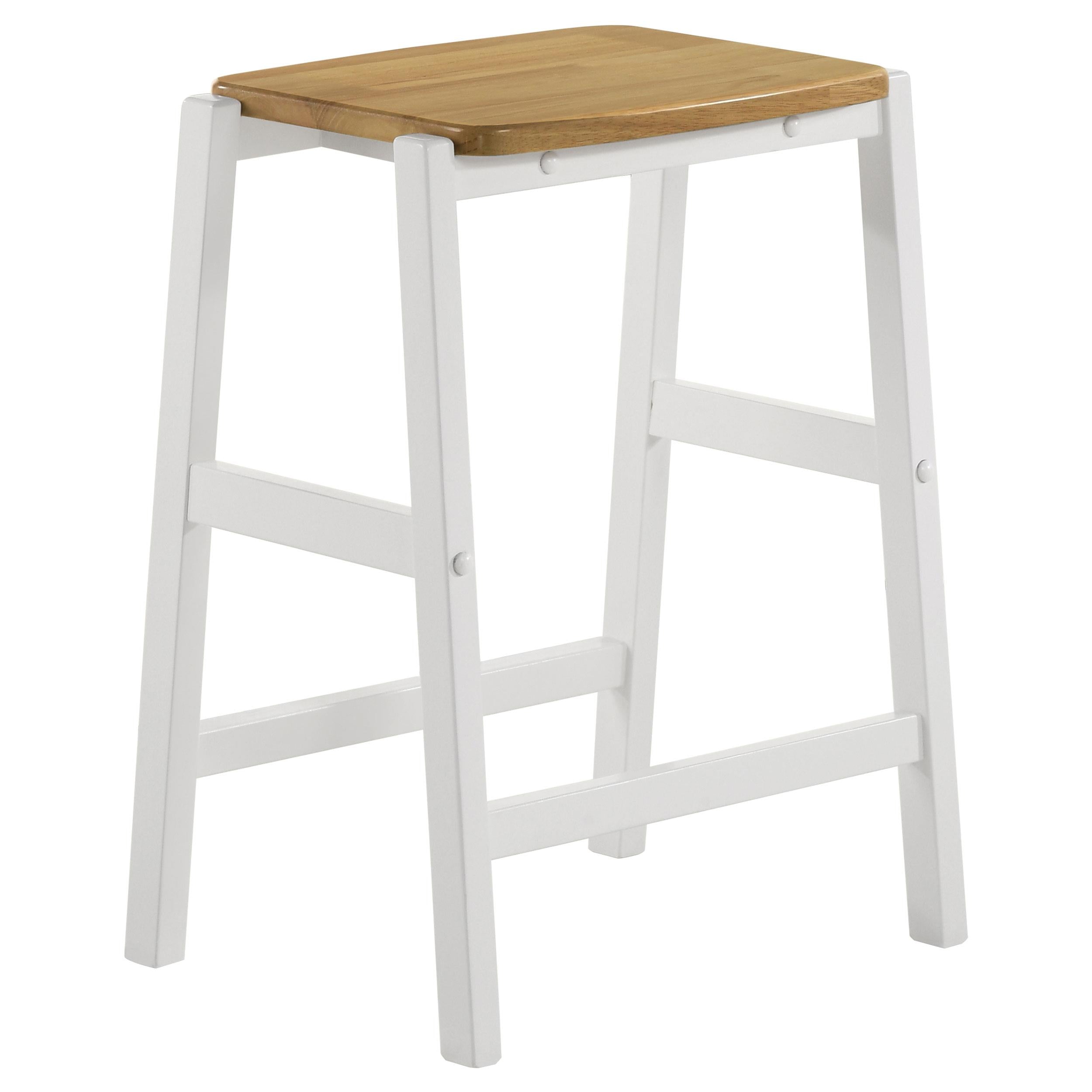 Edgeworth 3-piece Kitchen Island Counter Table Set White - Luxury Home Furniture (MI)