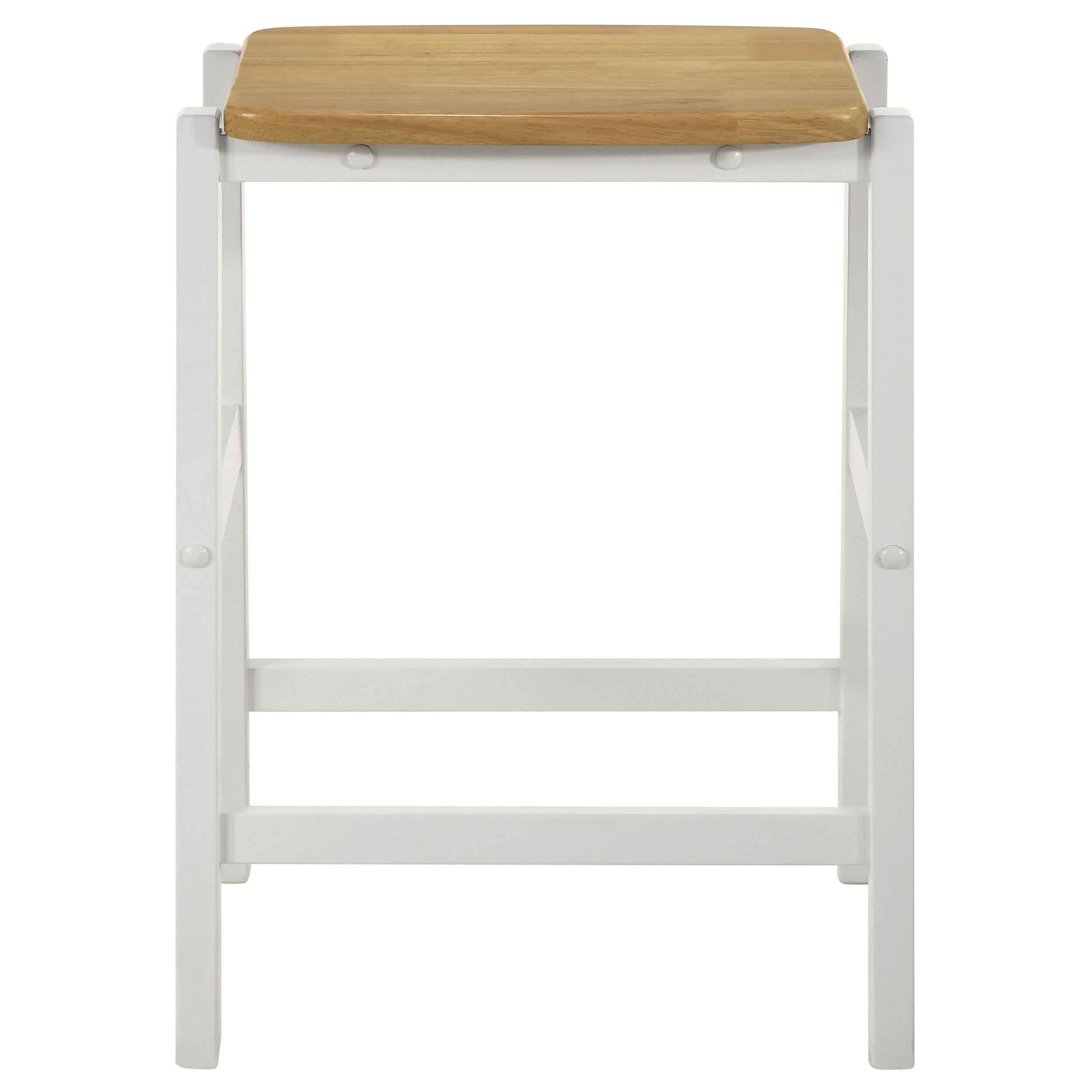 Edgeworth 3-piece Kitchen Island Counter Table Set White - Luxury Home Furniture (MI)