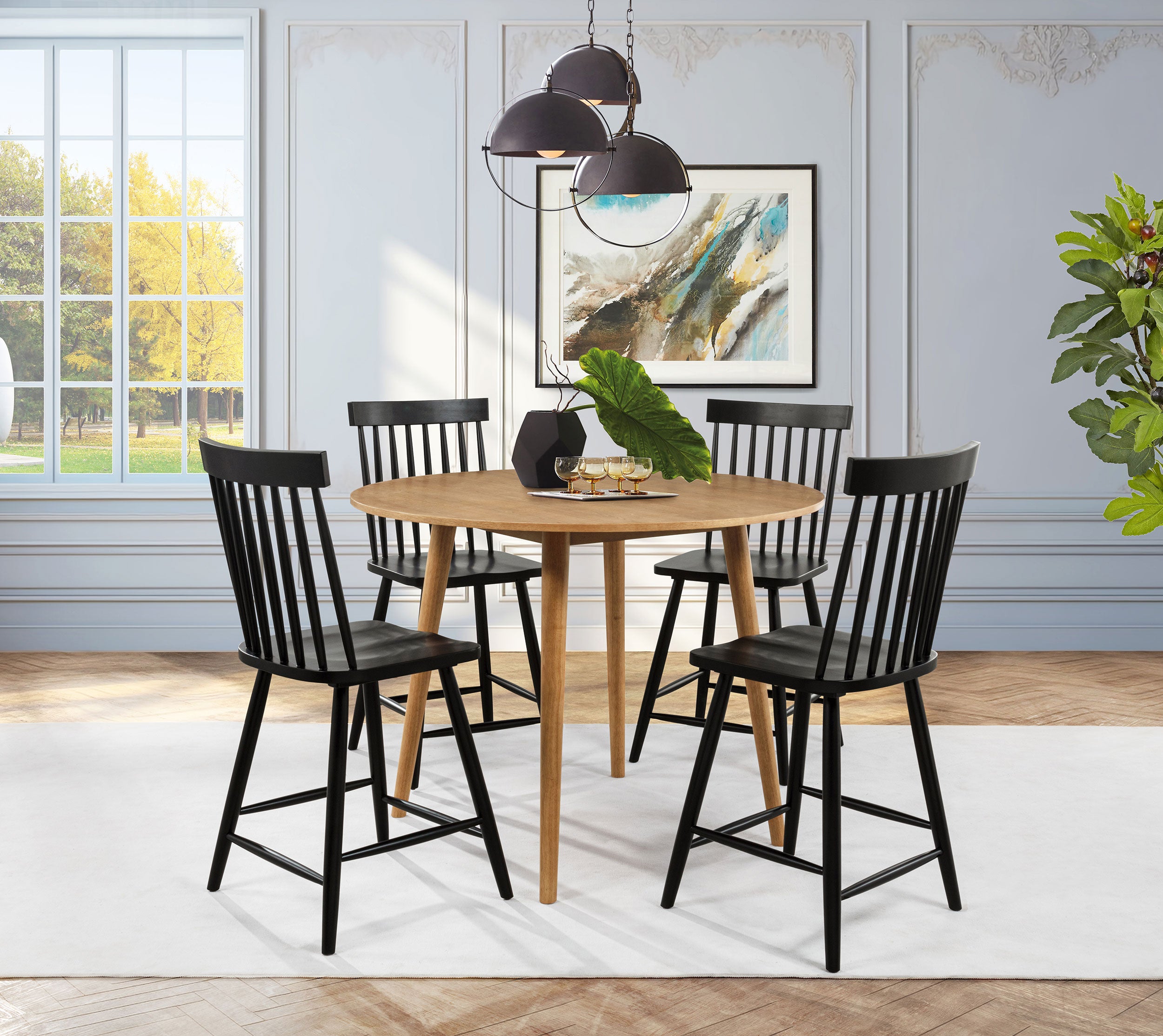Andrews Counter Height Dining Set - Luxury Home Furniture (MI)