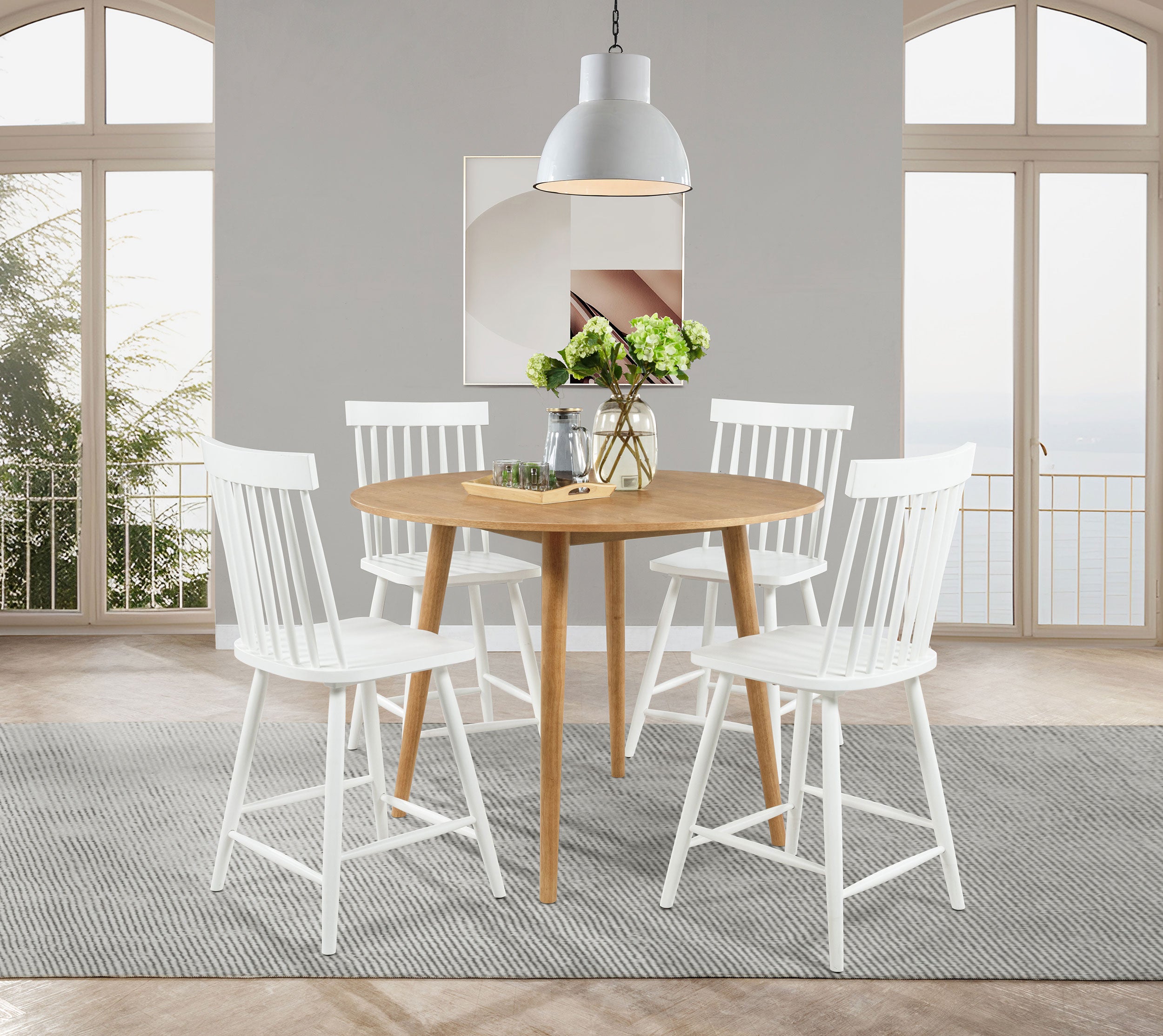 Andrews Counter Height Dining Set - Luxury Home Furniture (MI)
