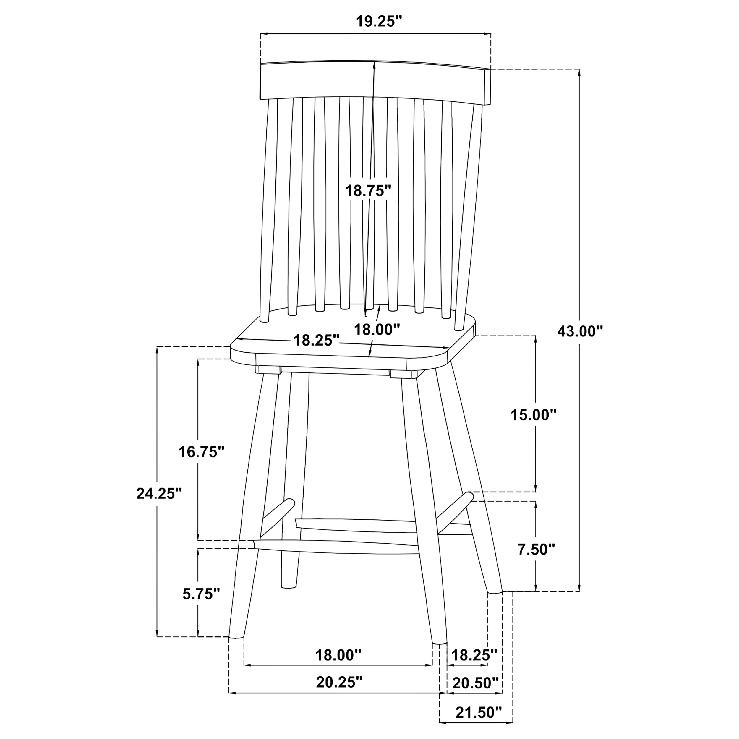 Andrews Counter Chair - Luxury Home Furniture (MI)