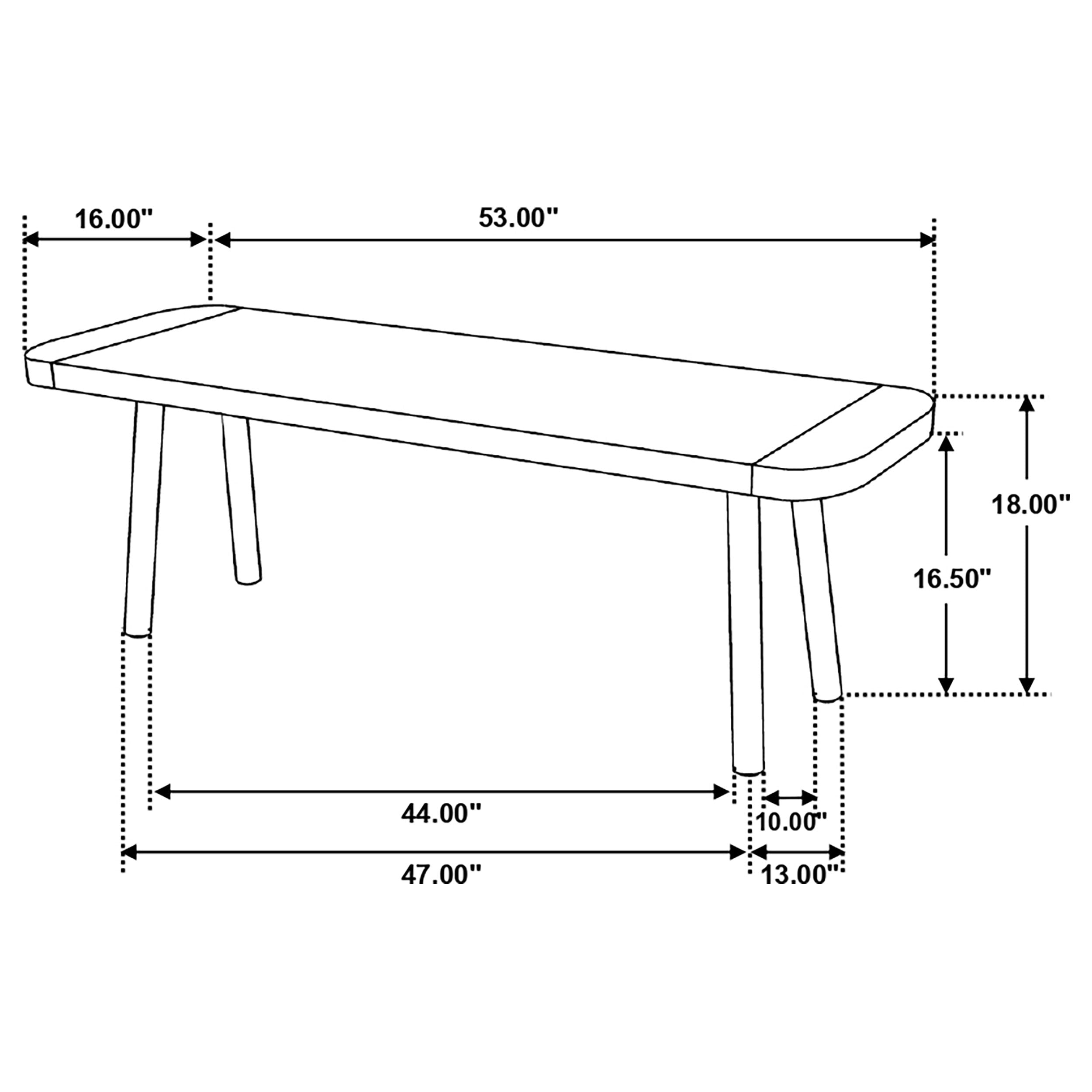 Maverick Dining Bench - Luxury Home Furniture (MI)