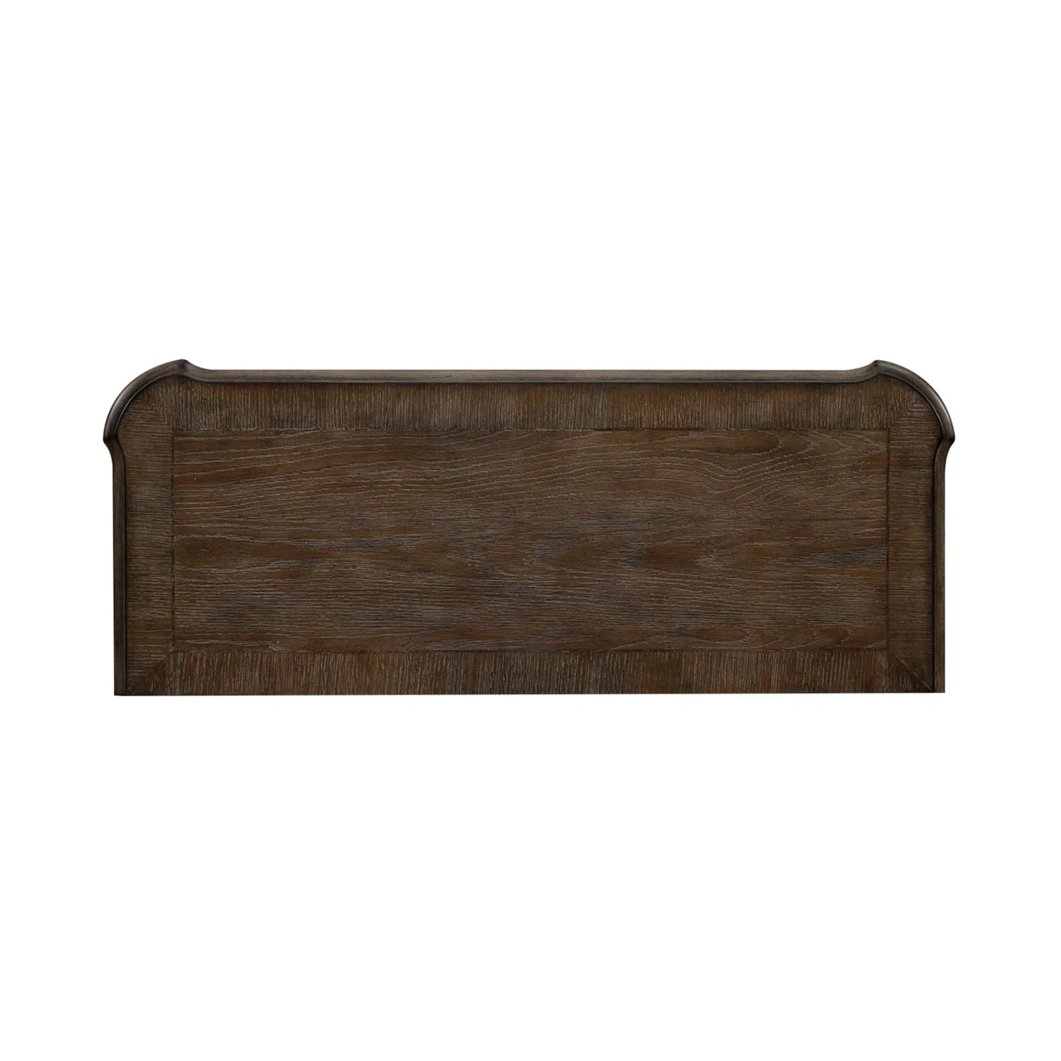 Magnolia Manor Accent Cabinet in Antique White & Weathered Bark EST SHIP TIME APPX 4 WEEKS image
