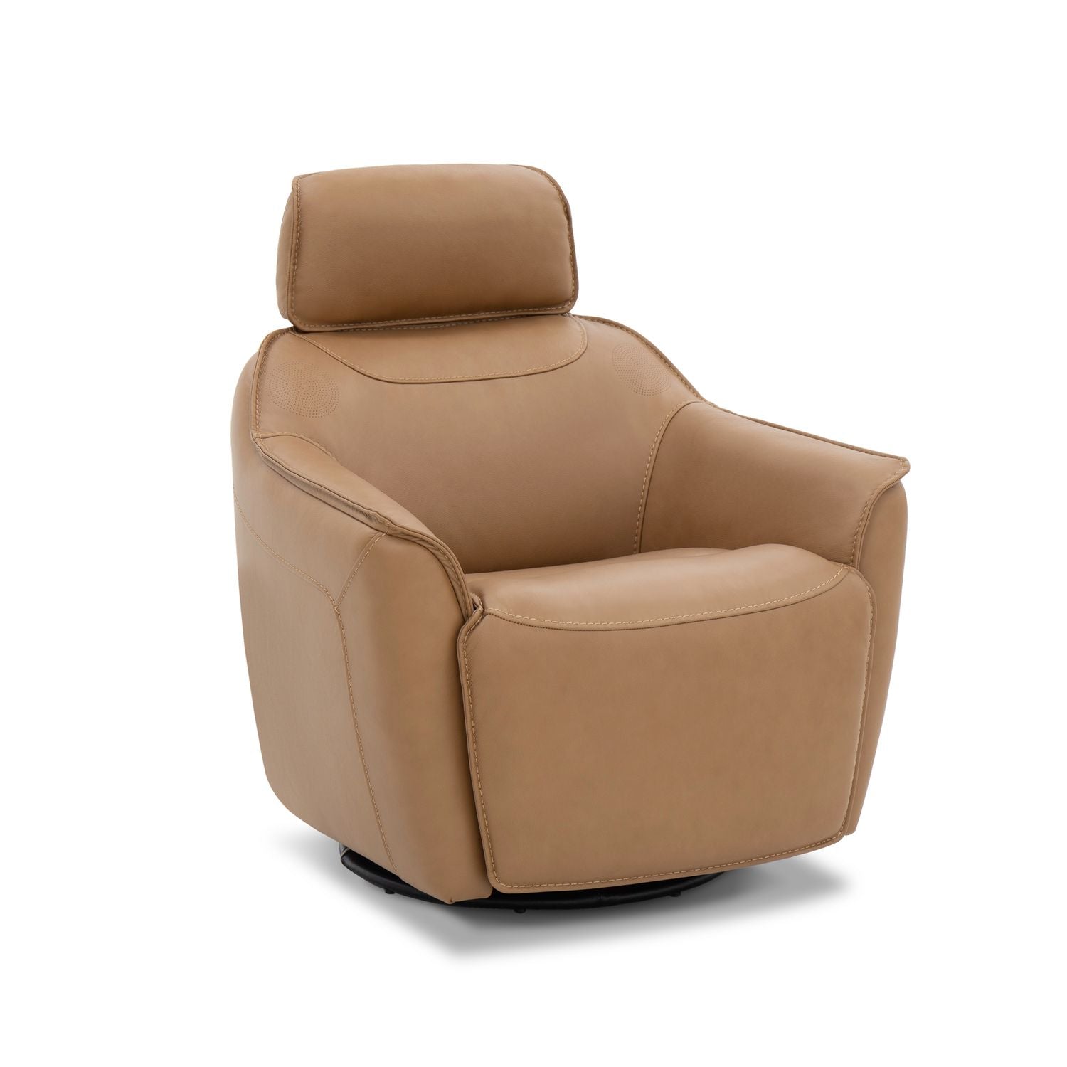 Darby Swivel Accent Chair w/ Power Foot & Tilt - Luxury Home Furniture (MI)