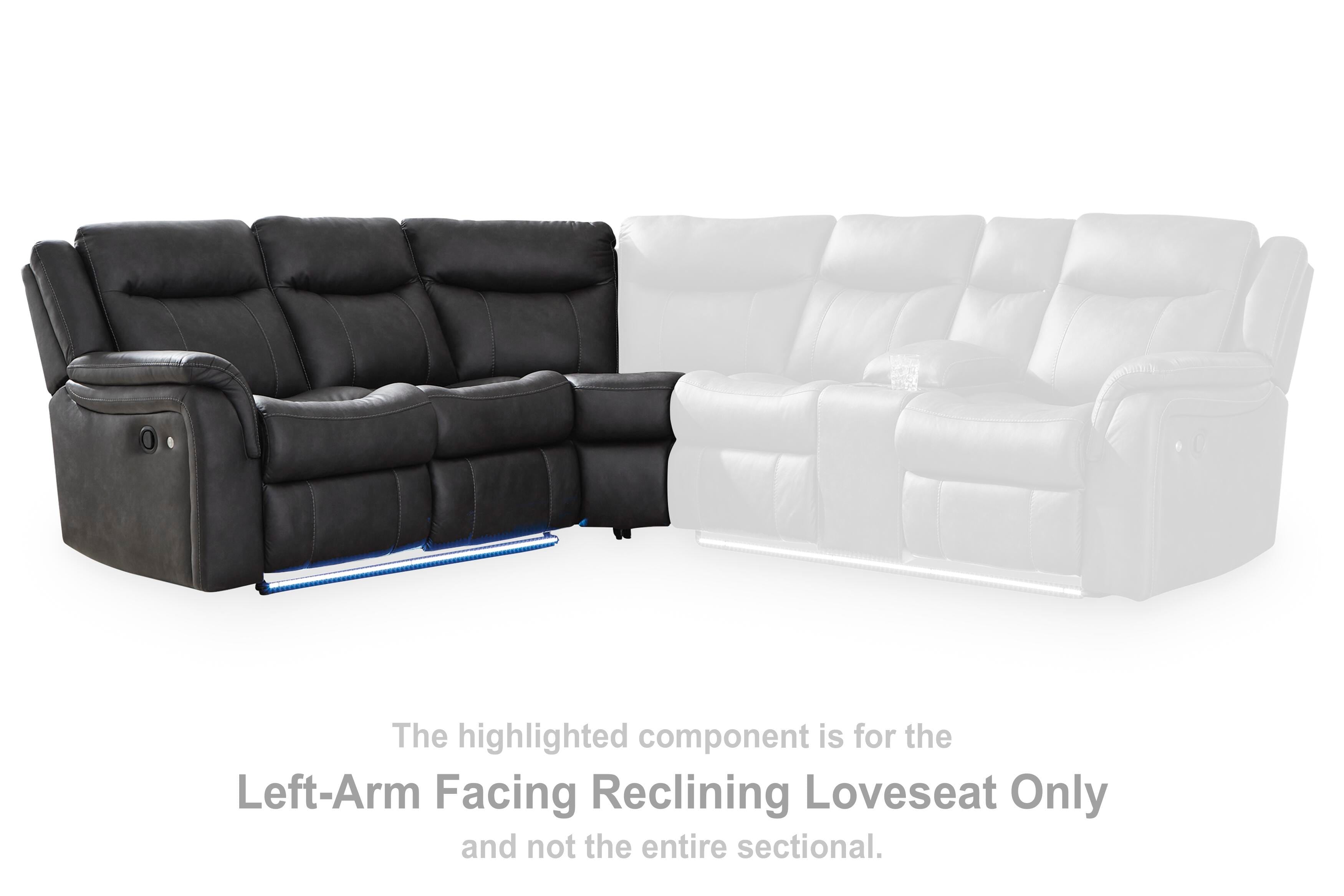 Sultan Meadow Reclining Sectional - Luxury Home Furniture (MI)