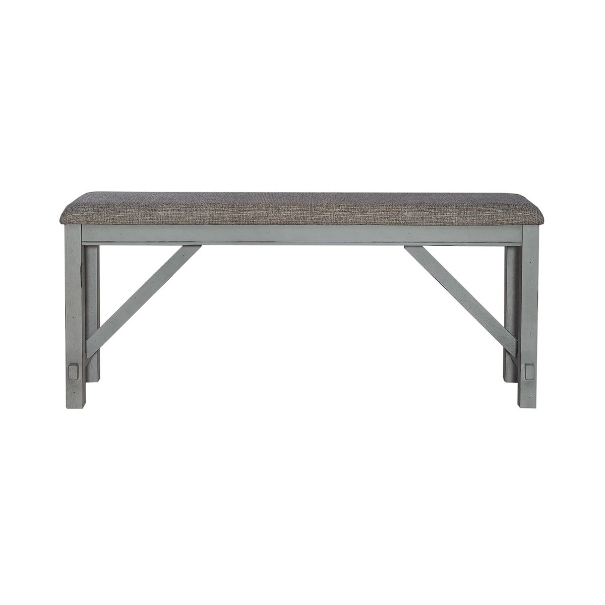 Liberty Furniture Newport Counter Height Dining Bench in Smokey Grey - Luxury Home Furniture (MI)