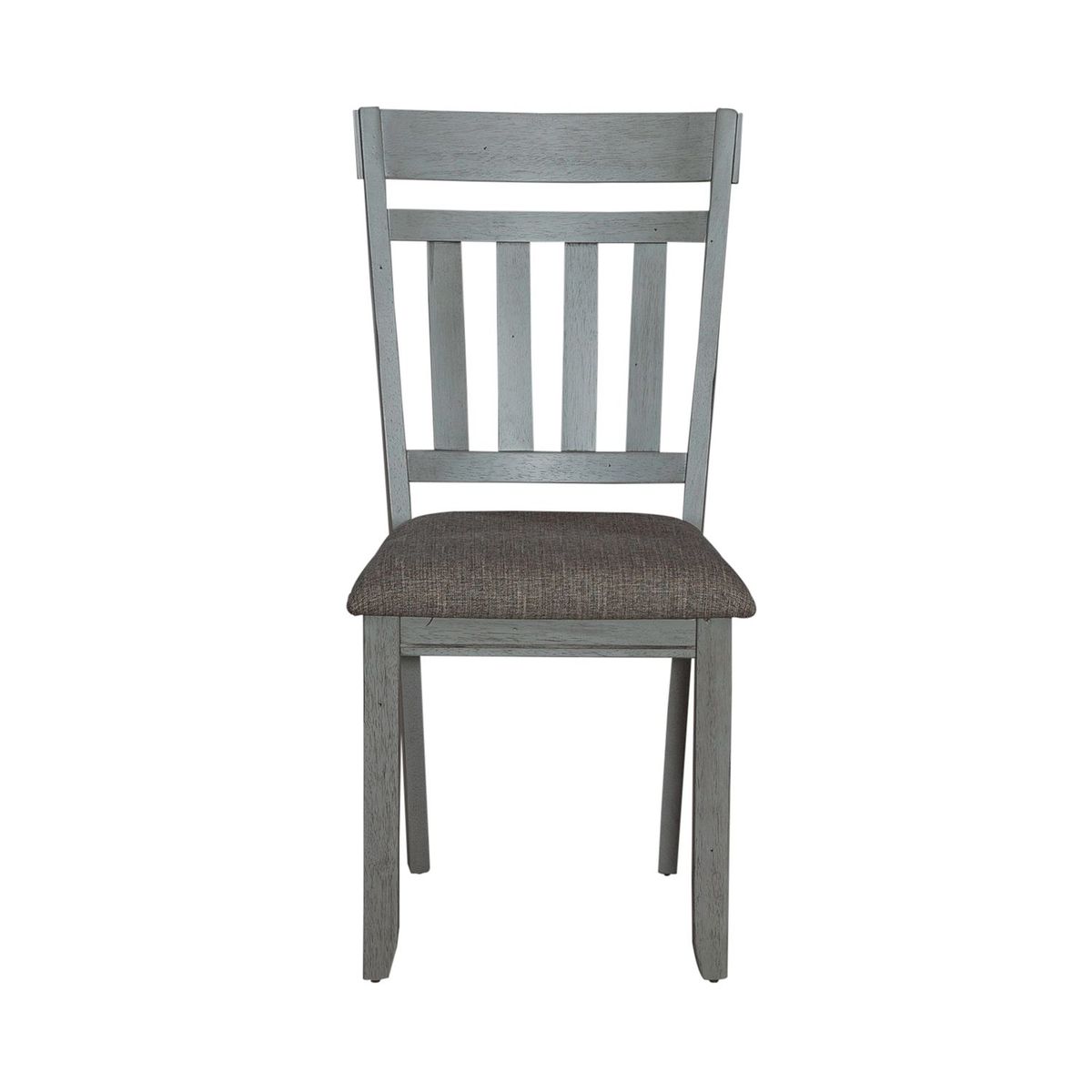 Liberty Furniture Newport Splat Back Side Chair (Set of 2) in Smokey Grey - Luxury Home Furniture (MI)