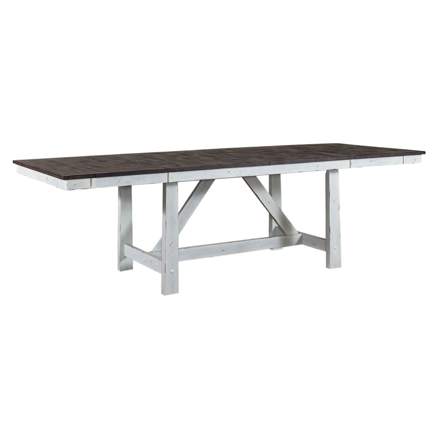 Farmhouse Optional 7 Piece Trestle Table Set - Luxury Home Furniture (MI)