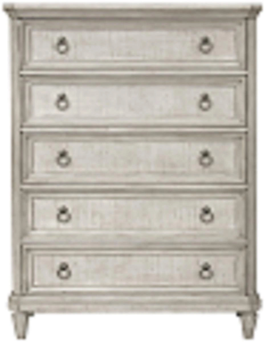 Pulaski Campbell Street 5 Drawer Chest in Vanilla Cream