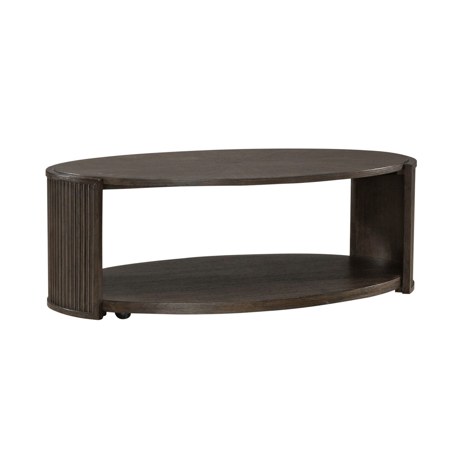 City View Oval Cocktail Table in Coffee Bean - Luxury Home Furniture (MI)