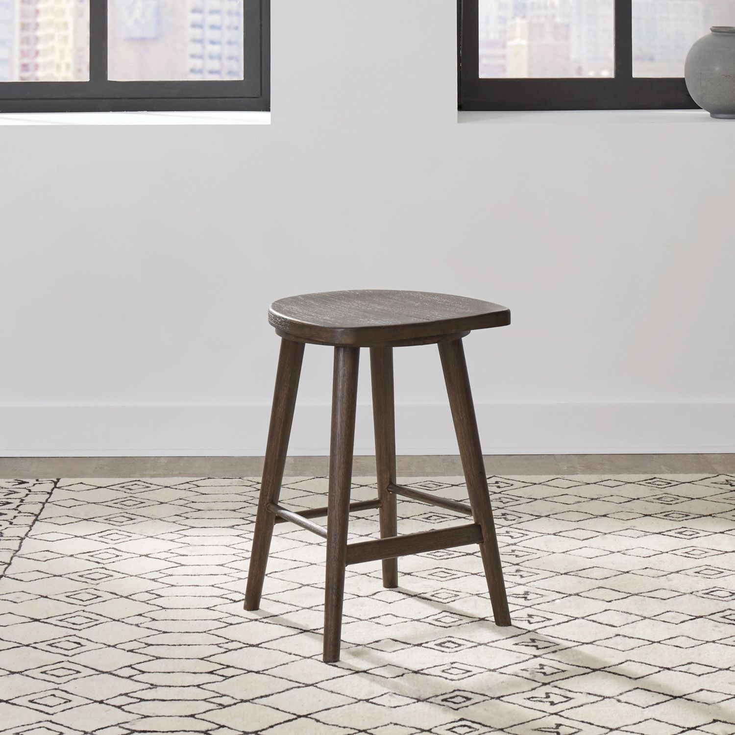 City View Console Stool (RTA) in Coffee Bean image