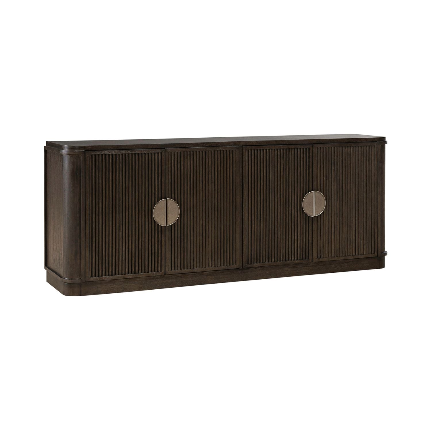 City View 82 Inch TV Console in Coffee Bean - Luxury Home Furniture (MI)