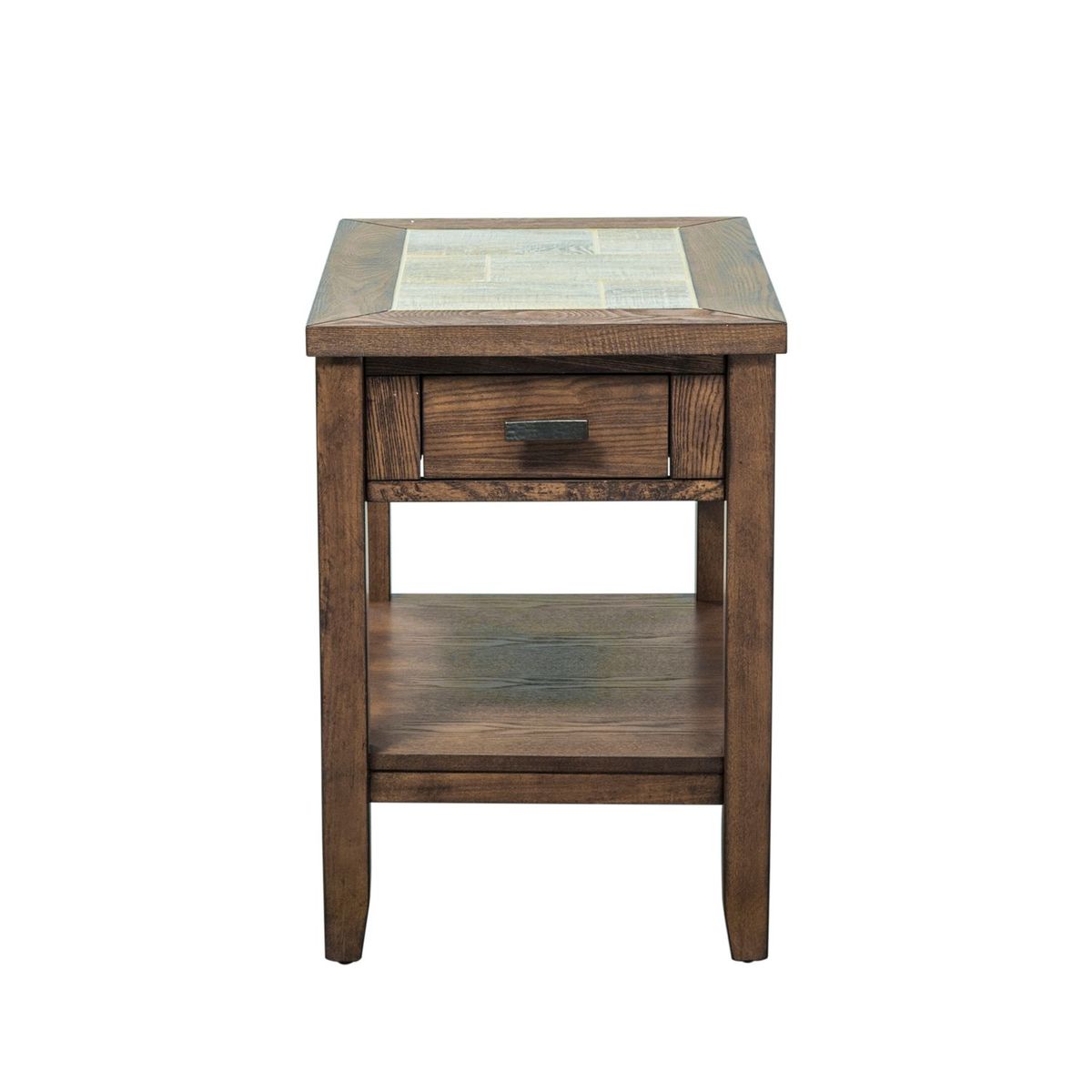 Liberty Furniture Mesa Valley Chair Side Table in Tobacco image