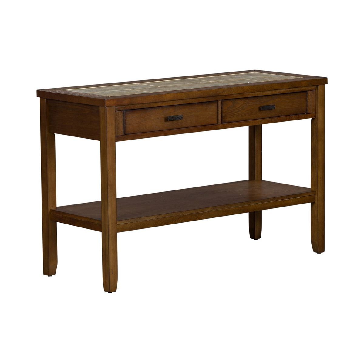 Liberty Furniture Mesa Valley Sofa Table in Tobacco - Luxury Home Furniture (MI)