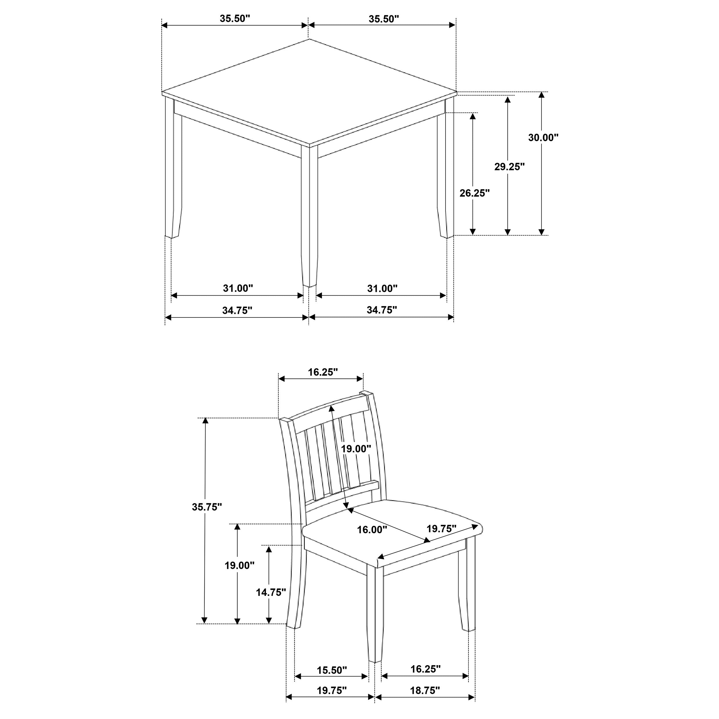 Parkwood 5 Pc Dining Set - Luxury Home Furniture (MI)