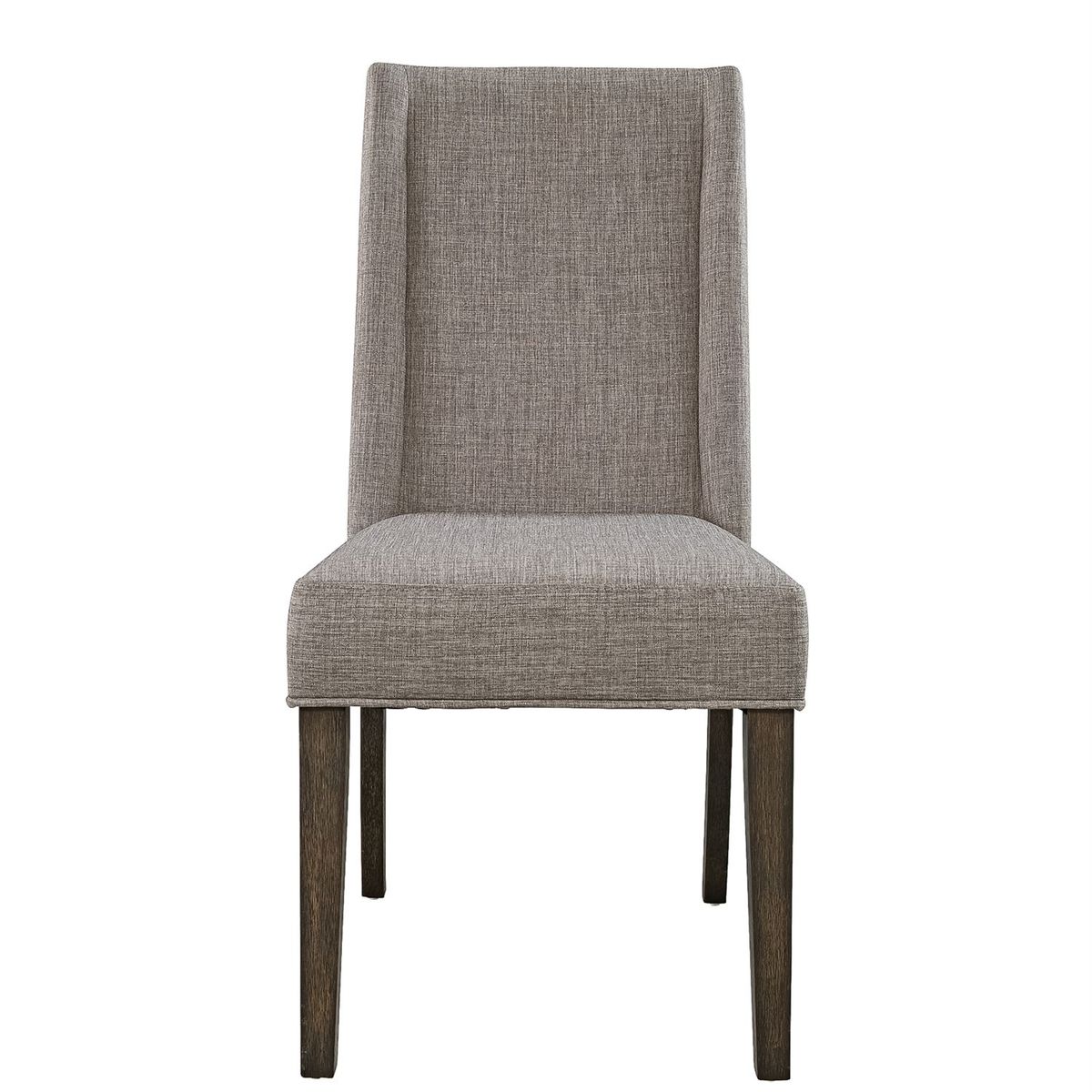 Liberty Furniture Double Bridge Upholstered Side Chair in Dark Chestnut (Set of 2)