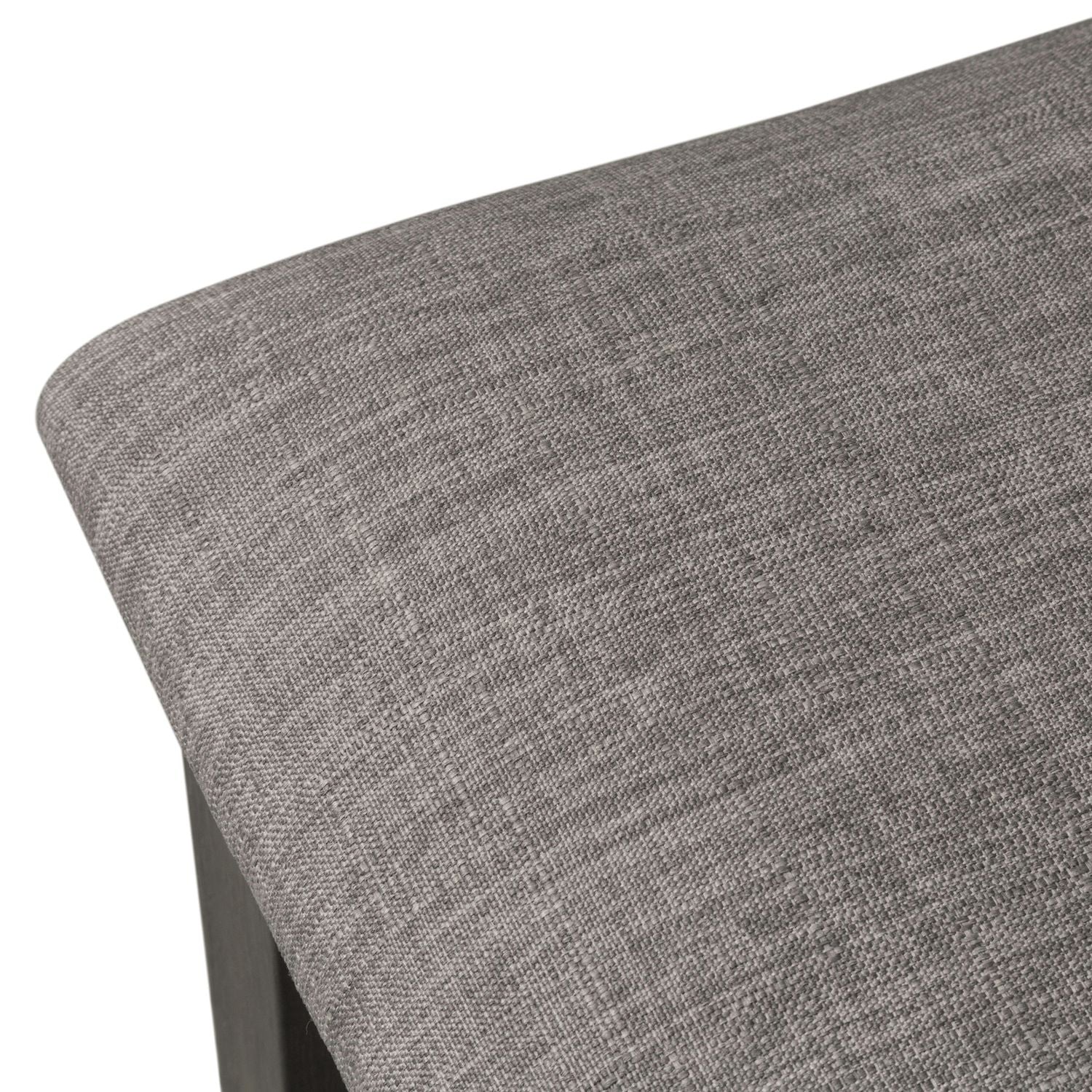 Double Bridge Counter Bench (RTA) in Dark Chestnut - Luxury Home Furniture (MI)