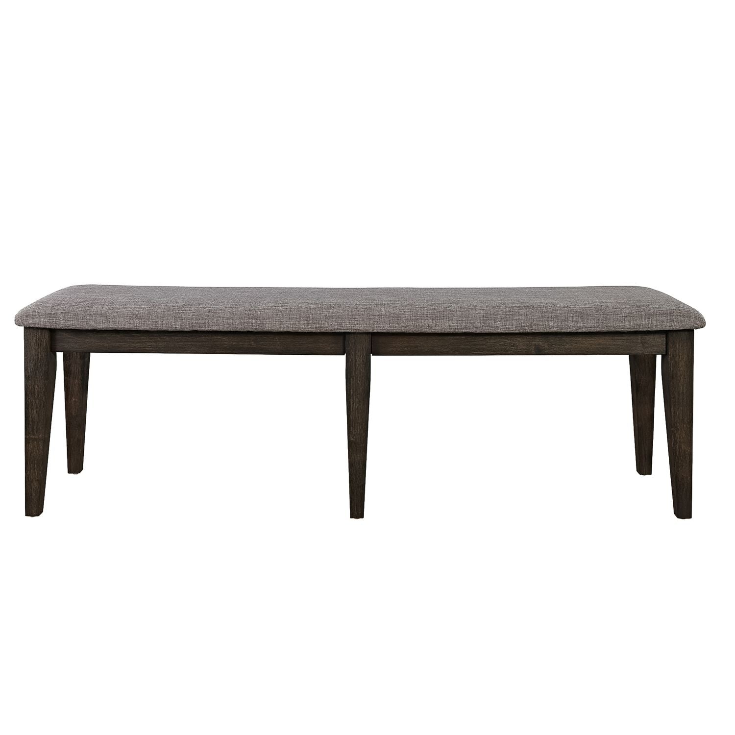 Double Bridge Bench (RTA) in Dark Chestnut - Luxury Home Furniture (MI)